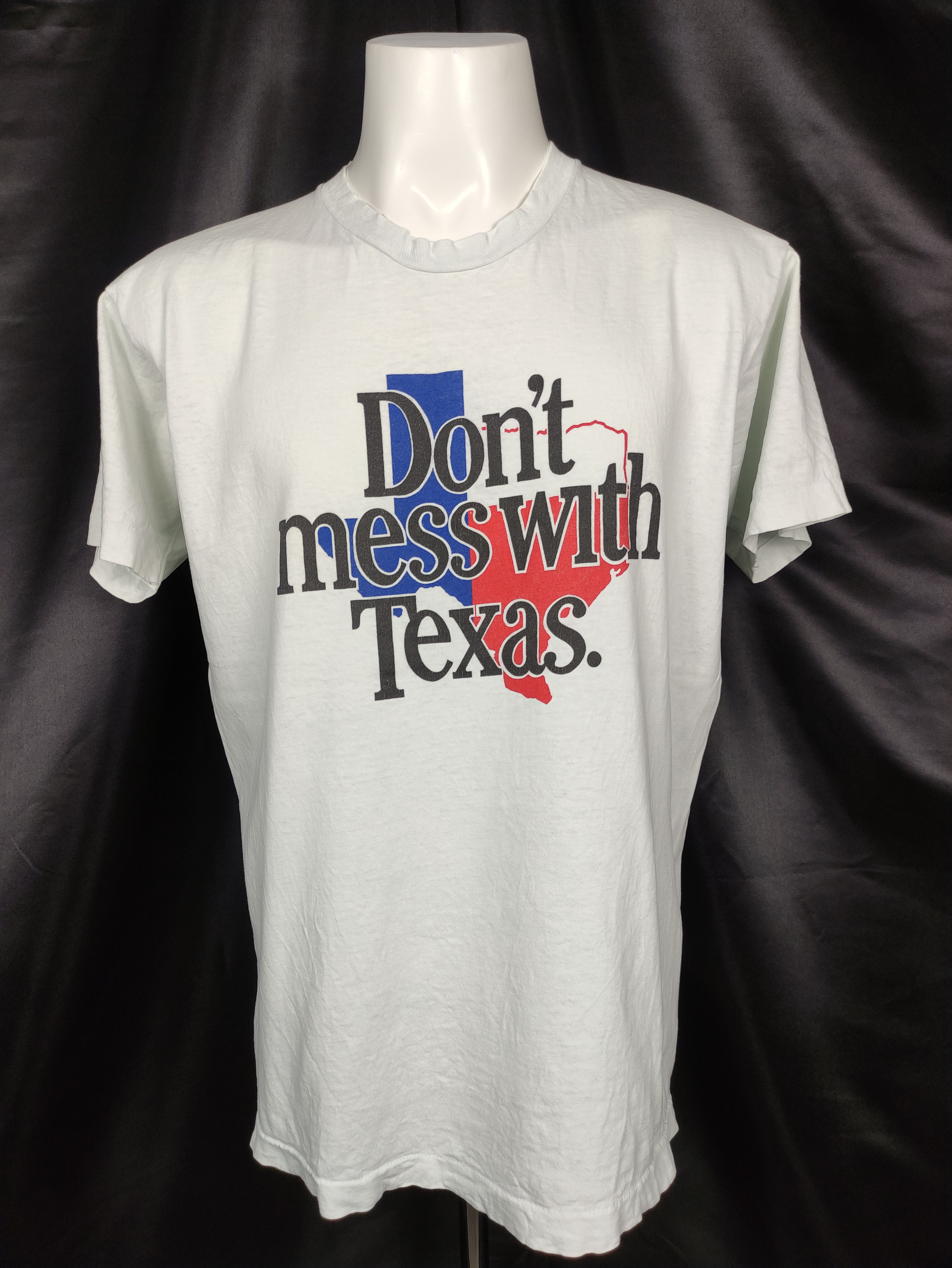 Vintage Vintage 90s Don't Mess With Texas Shirt Size US XL / EU 56 / 4 - 1 Thumbnail