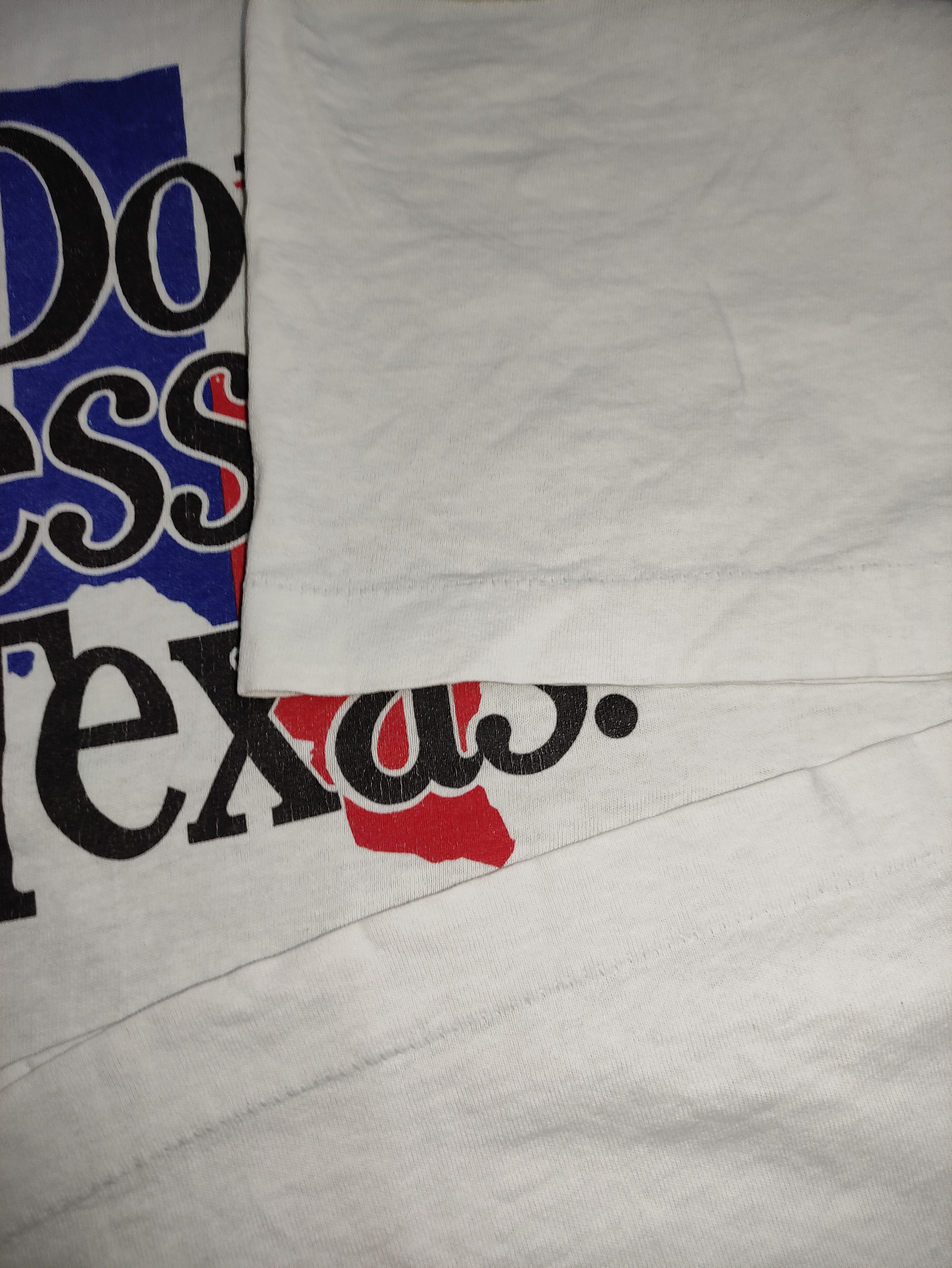 Vintage Vintage 90s Don't Mess With Texas Shirt Size US XL / EU 56 / 4 - 5 Thumbnail