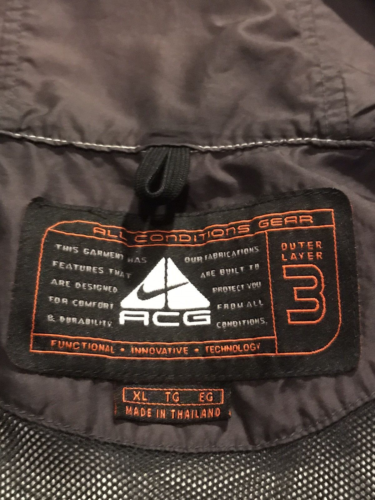 Nike × Nike ACG × Vintage Vintage Nike ACG Windbreaker/ light jacket Size US XL / EU 56 / 4 - 7 Thumbnail