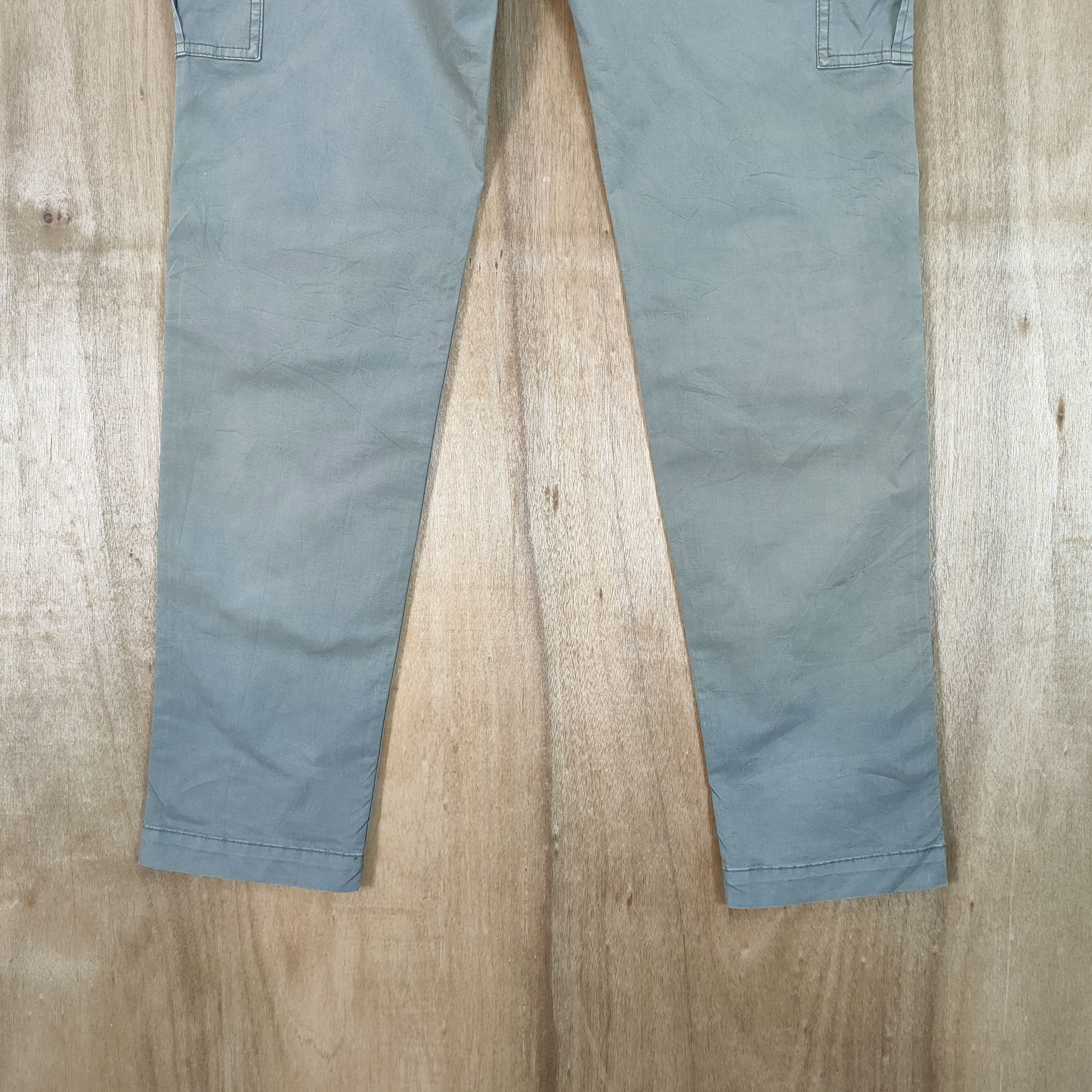 Japanese Brand JAPANESE BRAND VINTAGE FADED WASH GREEN CARGO PANTS Size US 30 / EU 46 - 6 Thumbnail