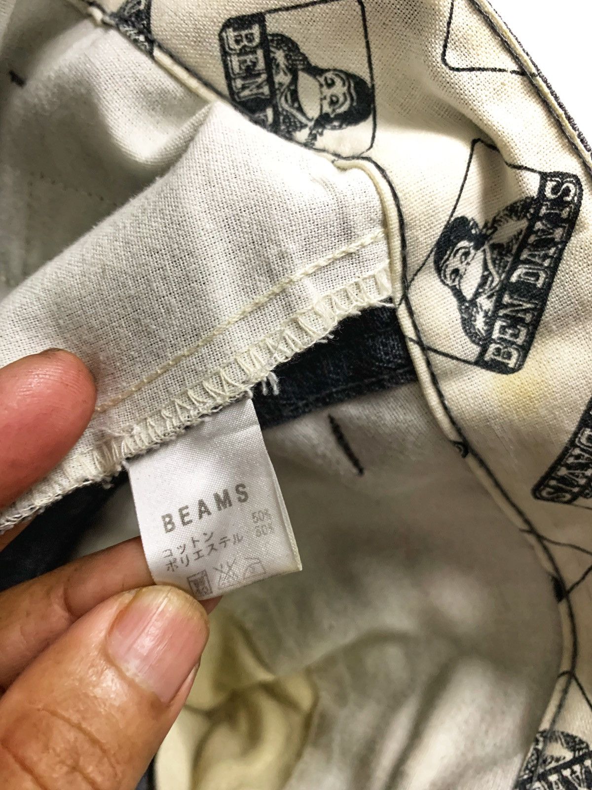 Beams Plus Vintage BEN DAVIS X BEAMS Grey Pants. Size US 34 / EU 50 - 11 Thumbnail