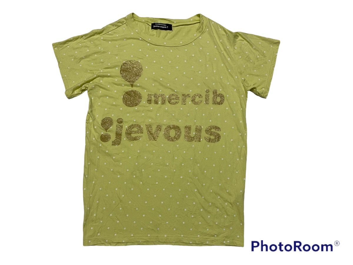 image of Mercibeaucoup Jevous Enprie Star Pocadot T-Shirt in Yellow, Men's (Size Large)
