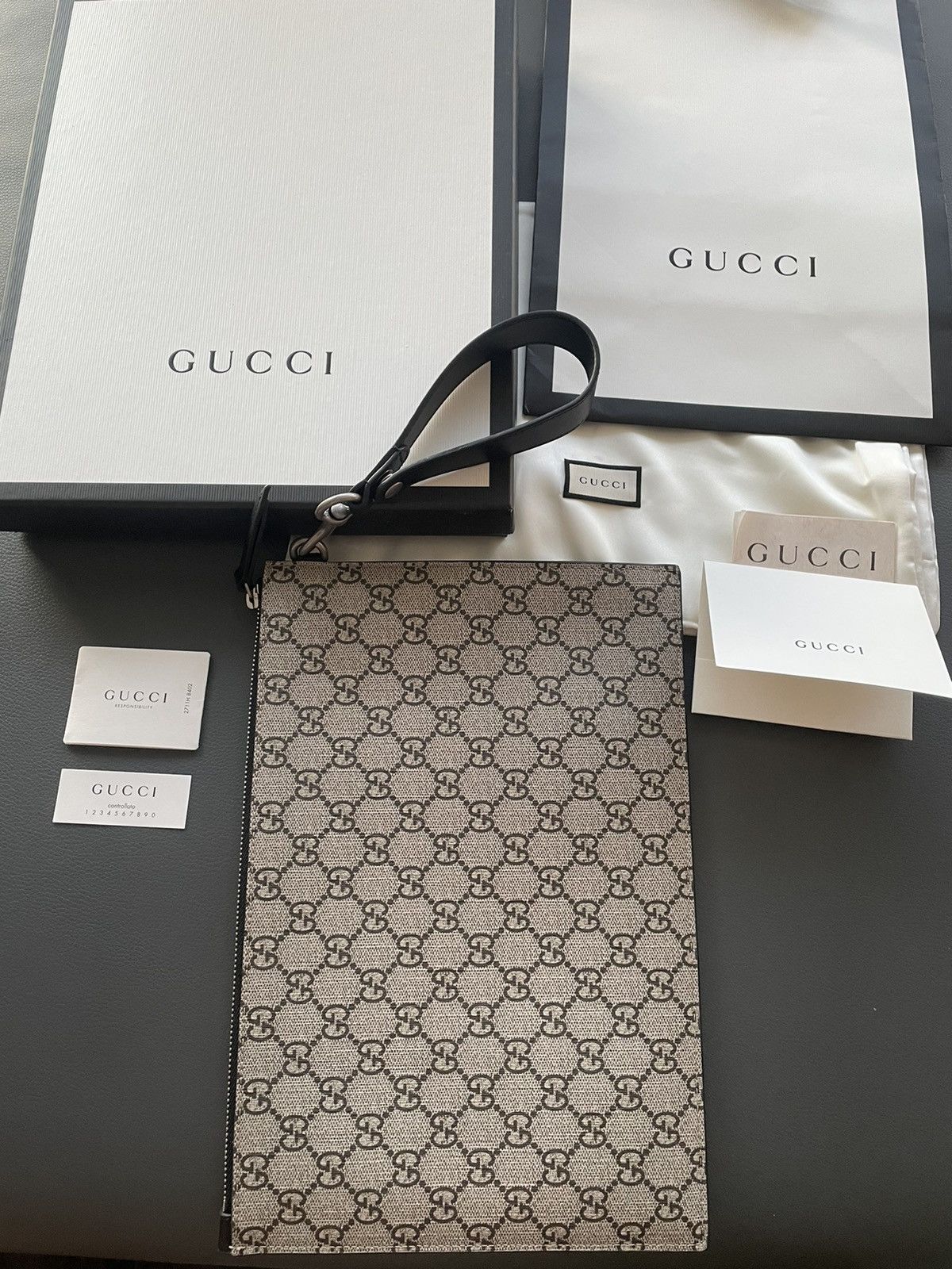 Gucci Limited Super Rare Brand New King Snake GG Pouch Clutch Bag Size ONE SIZE - 10 Thumbnail