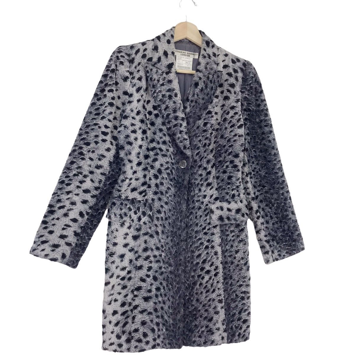 Designer × Katharine Hamnett London Katharine Hamnett London Leopard Coat Jacket Size US S / EU 44-46 / 1 - 3 Thumbnail