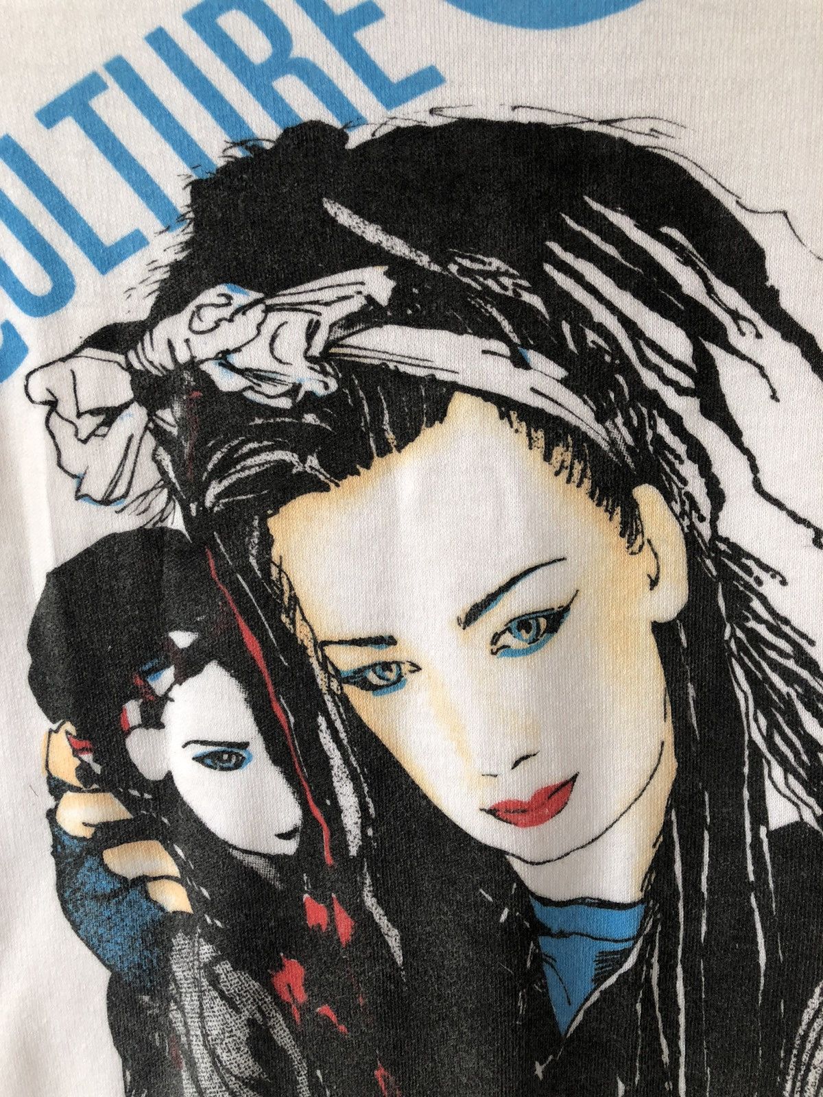 Band Tees × Vintage Vintage 80s Culture Club Boy George New Wave Size US M / EU 48-50 / 2 - 3 Thumbnail