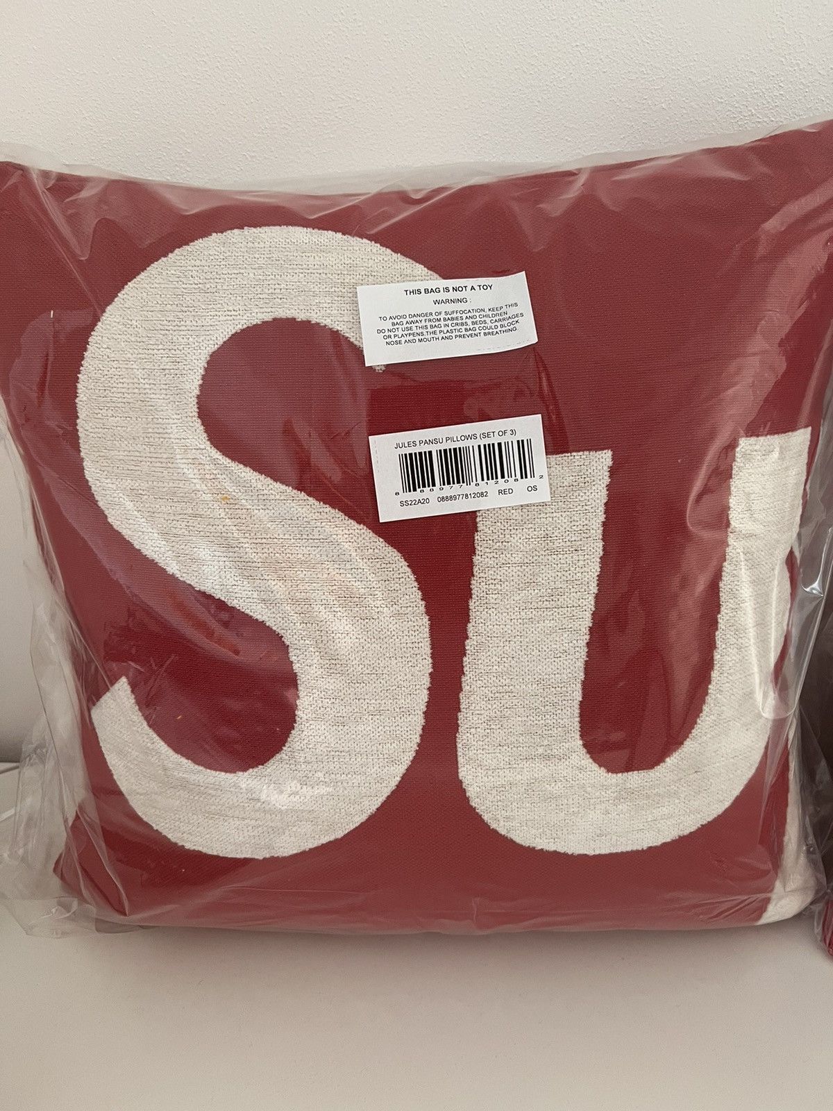 Supreme Supreme®/Jules Pansu Pillows (Set of 3) Style: Red | Grailed