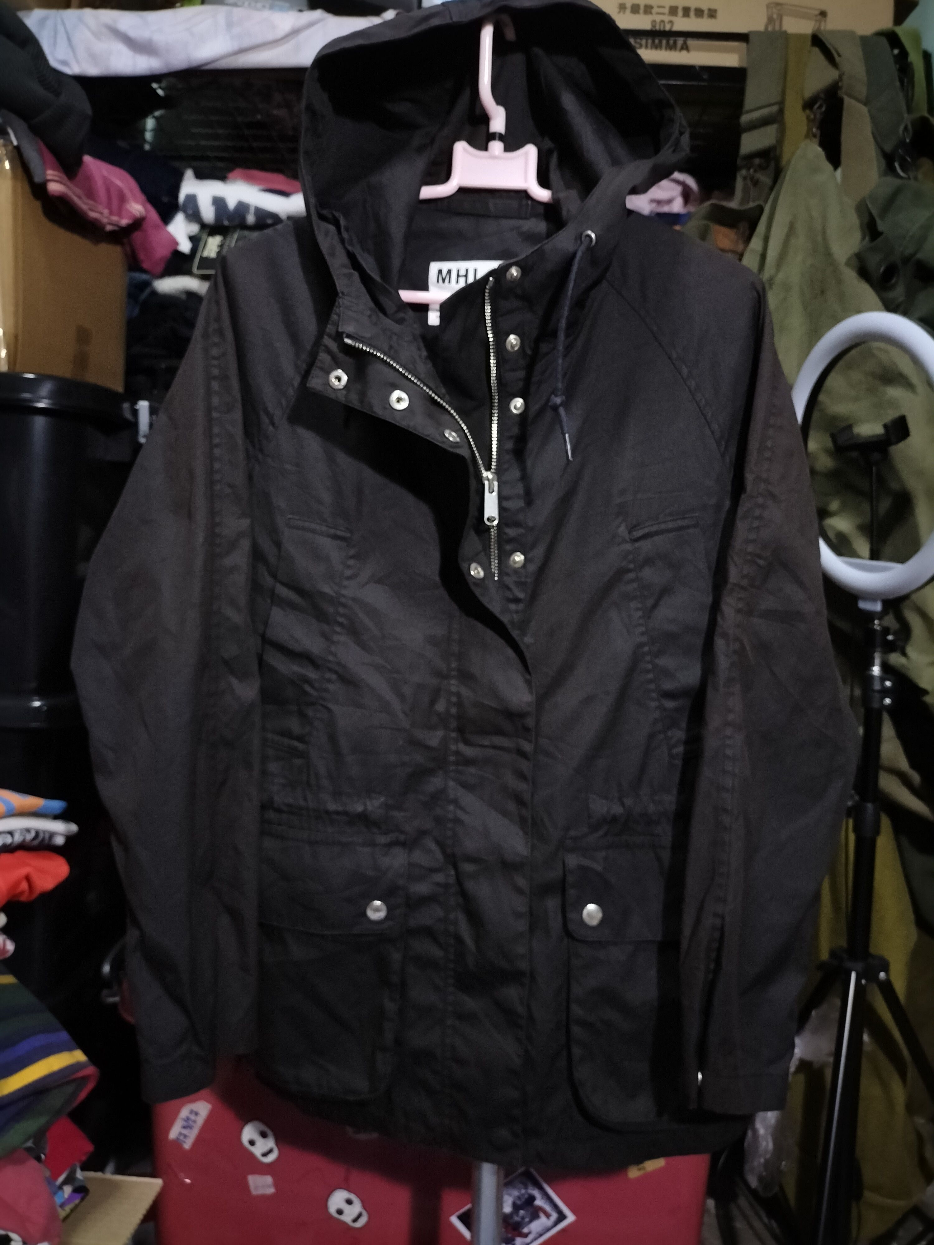 ジャケット・アウター MARGARET HOWELL 17AW Moleskin Coat-Blk/M Margaret Howell MHL Heavy Moleskin Porter Jacket Black | Grailed