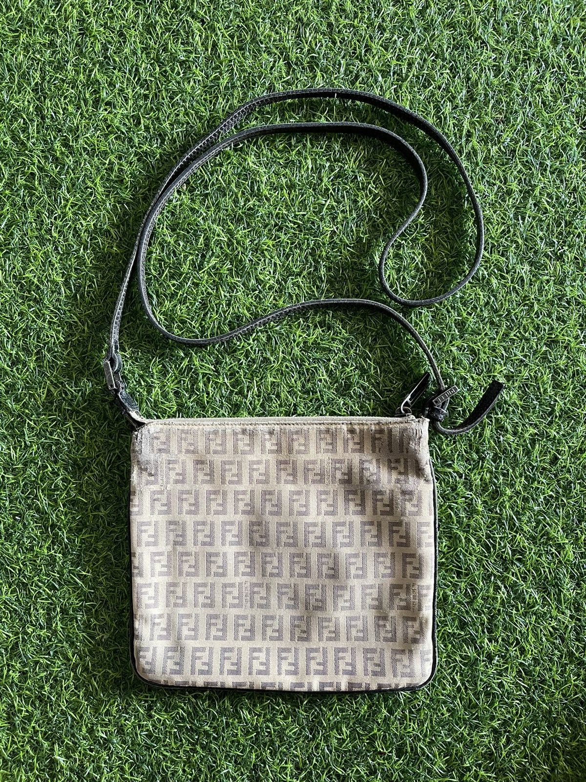 Fendi × Vintage Archive Fendi Roma Made in Italy Zucca Monogram Sling ...