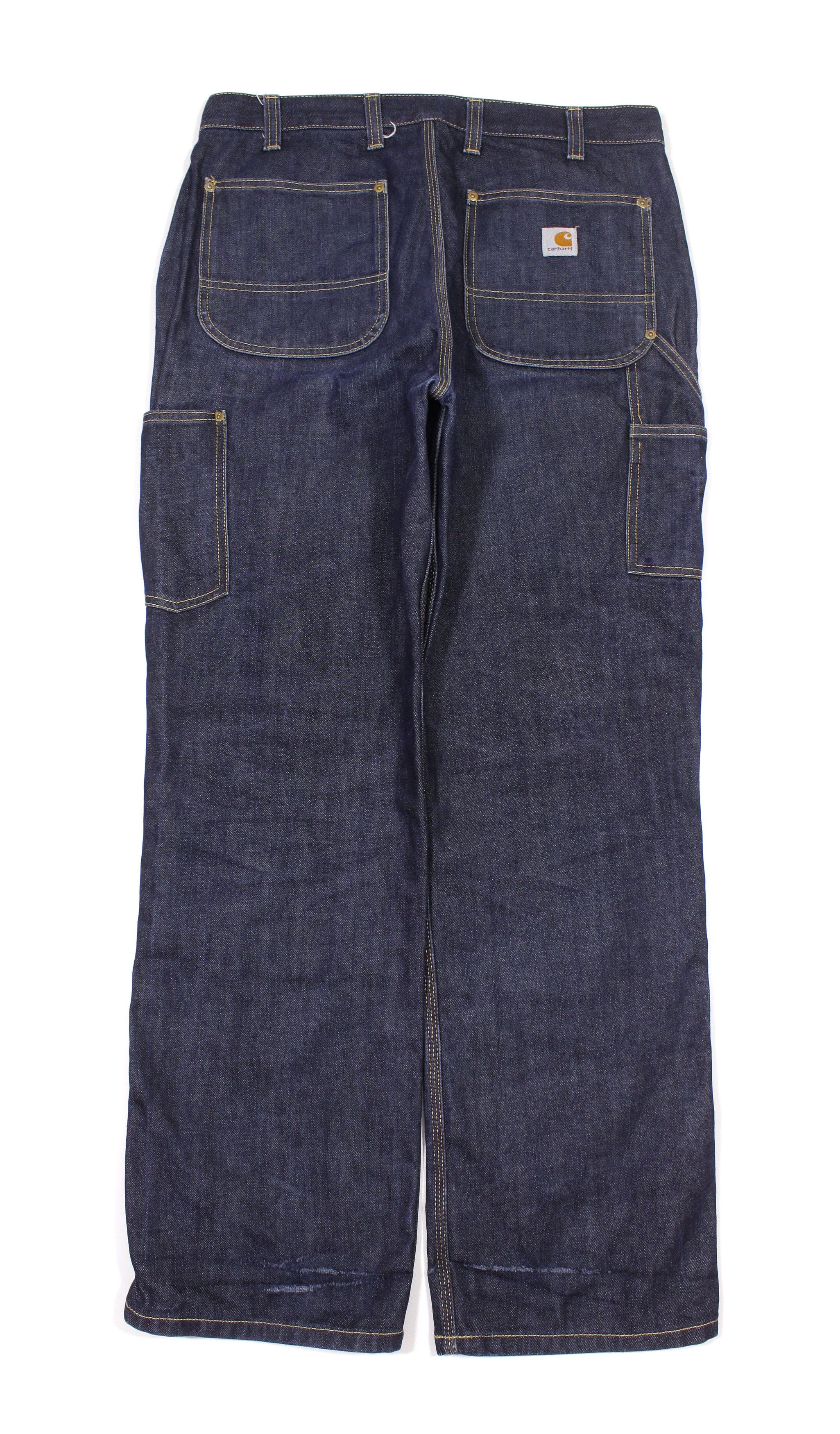 Carhartt Double Knee Jeans Vintage Size US 34 / EU 50 - 2 Thumbnail