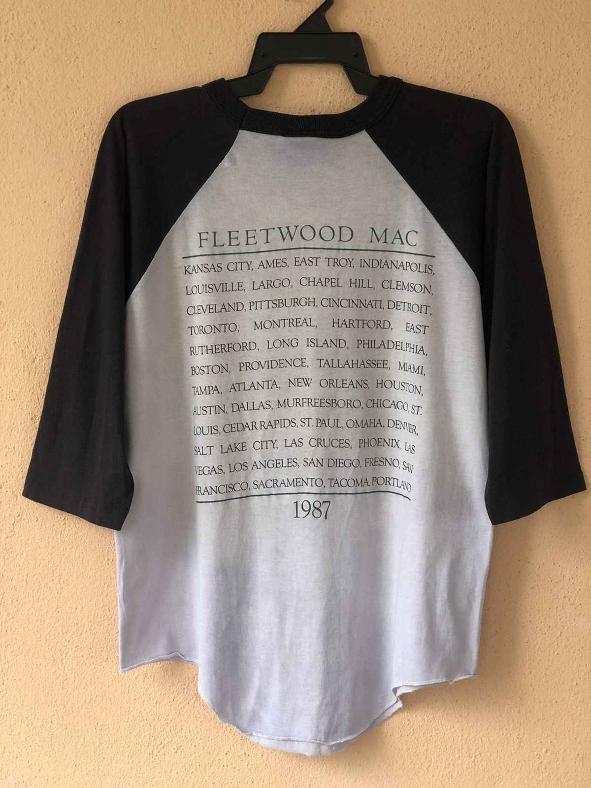 Band Tees × Vintage Vintage 80s FLEETWOOD MAC 1987 Tour 3q Shirt Size US M / EU 48-50 / 2 - 5 Thumbnail
