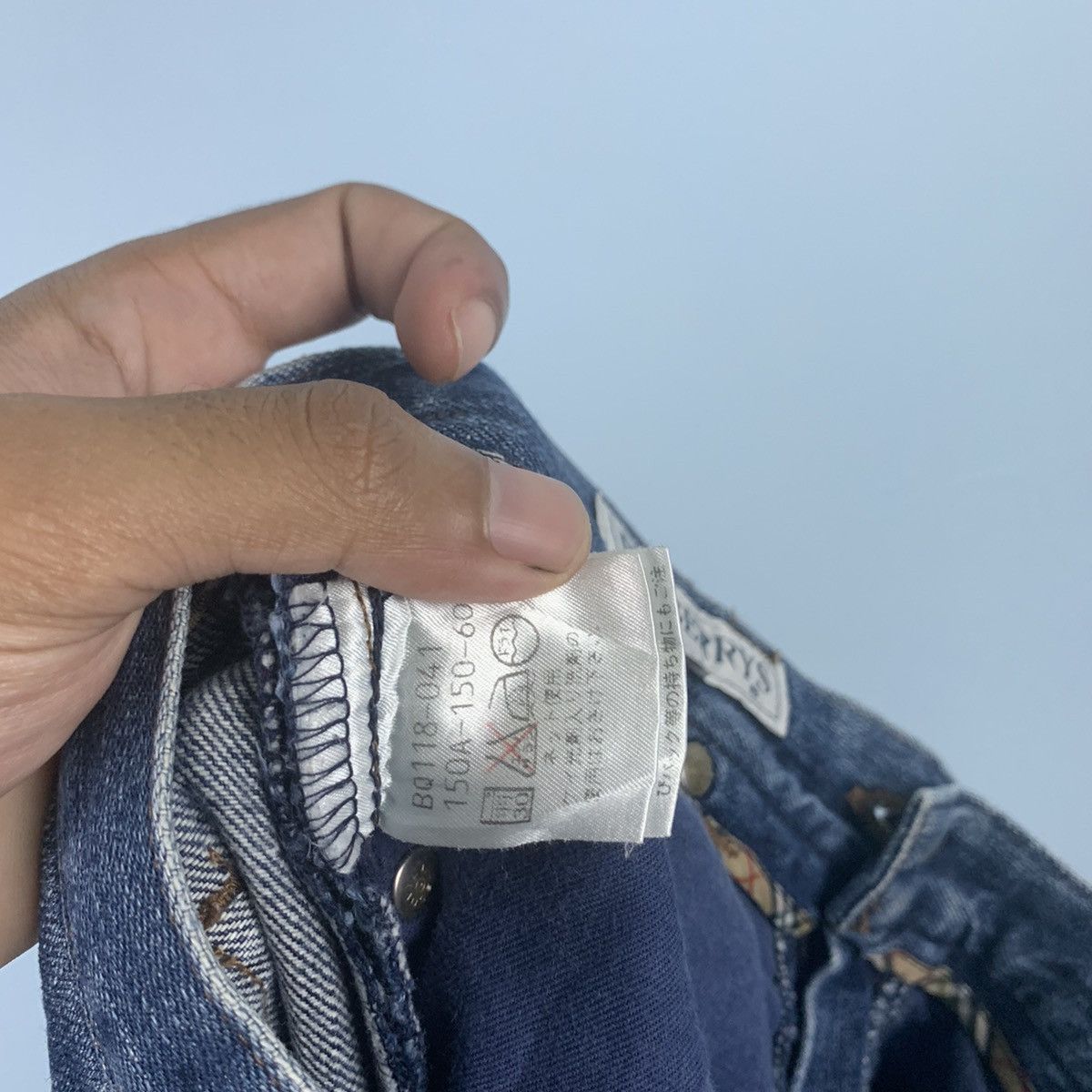 Burberry × Vintage 🔥NS90🔥BURBERRY art Vintage pants Size US 26 / EU 42 - 12 Thumbnail