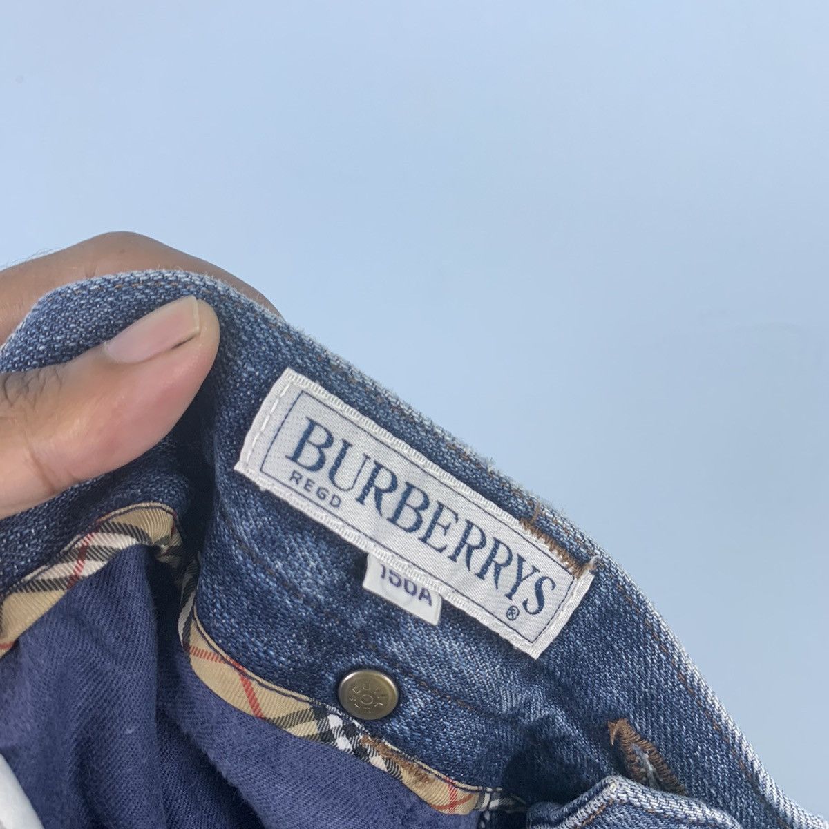 Burberry × Vintage 🔥NS90🔥BURBERRY art Vintage pants Size US 26 / EU 42 - 10 Thumbnail