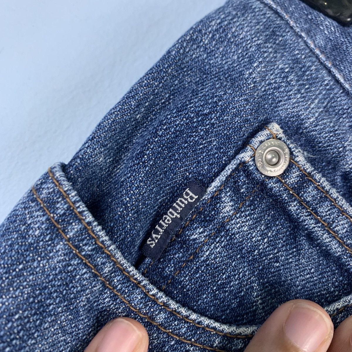 Burberry × Vintage 🔥NS90🔥BURBERRY art Vintage pants Size US 26 / EU 42 - 9 Thumbnail