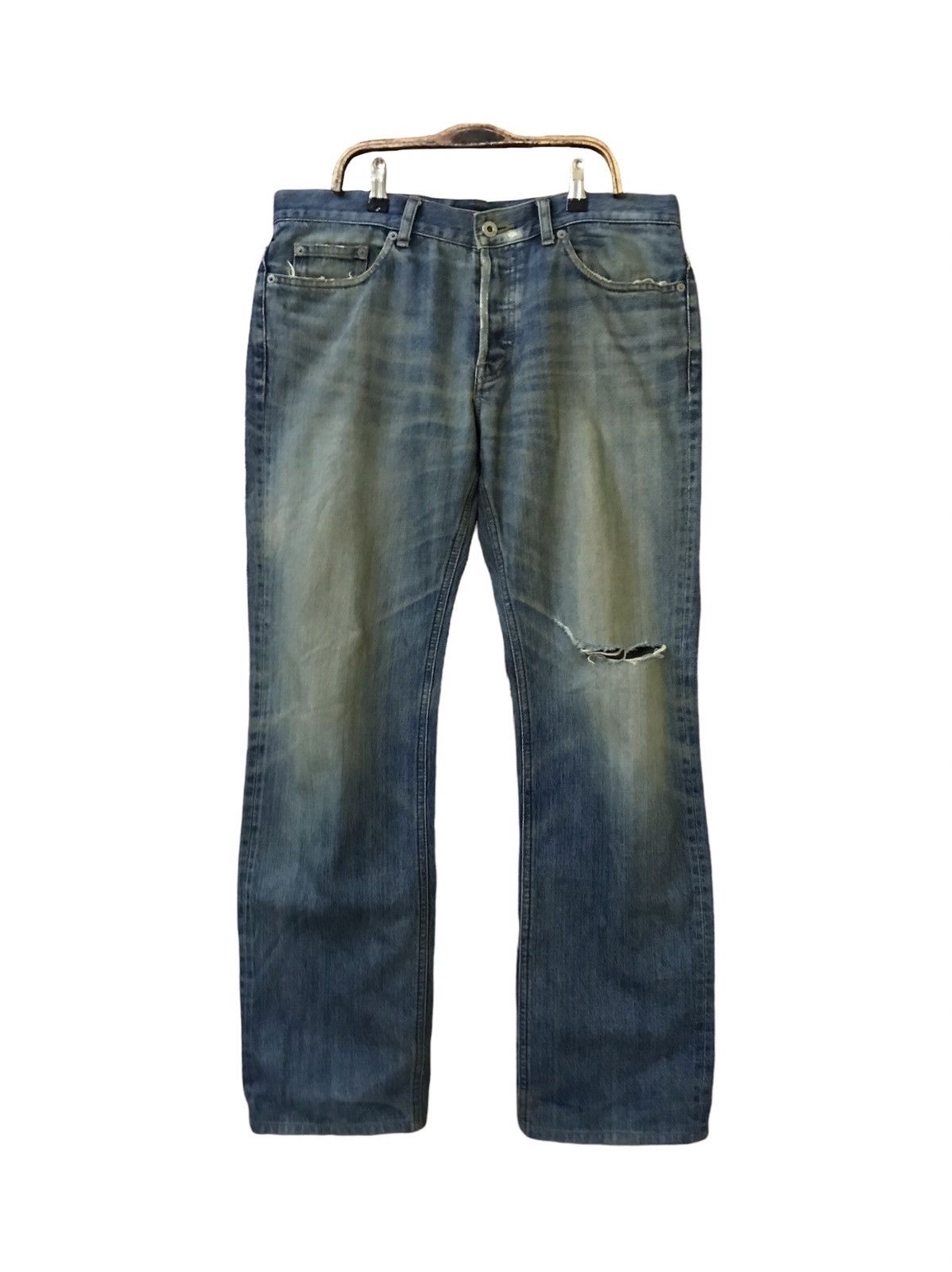 Burberry Burberry Black Label Distressed Jeans Size US 36 / EU 52 - 1 Thumbnail