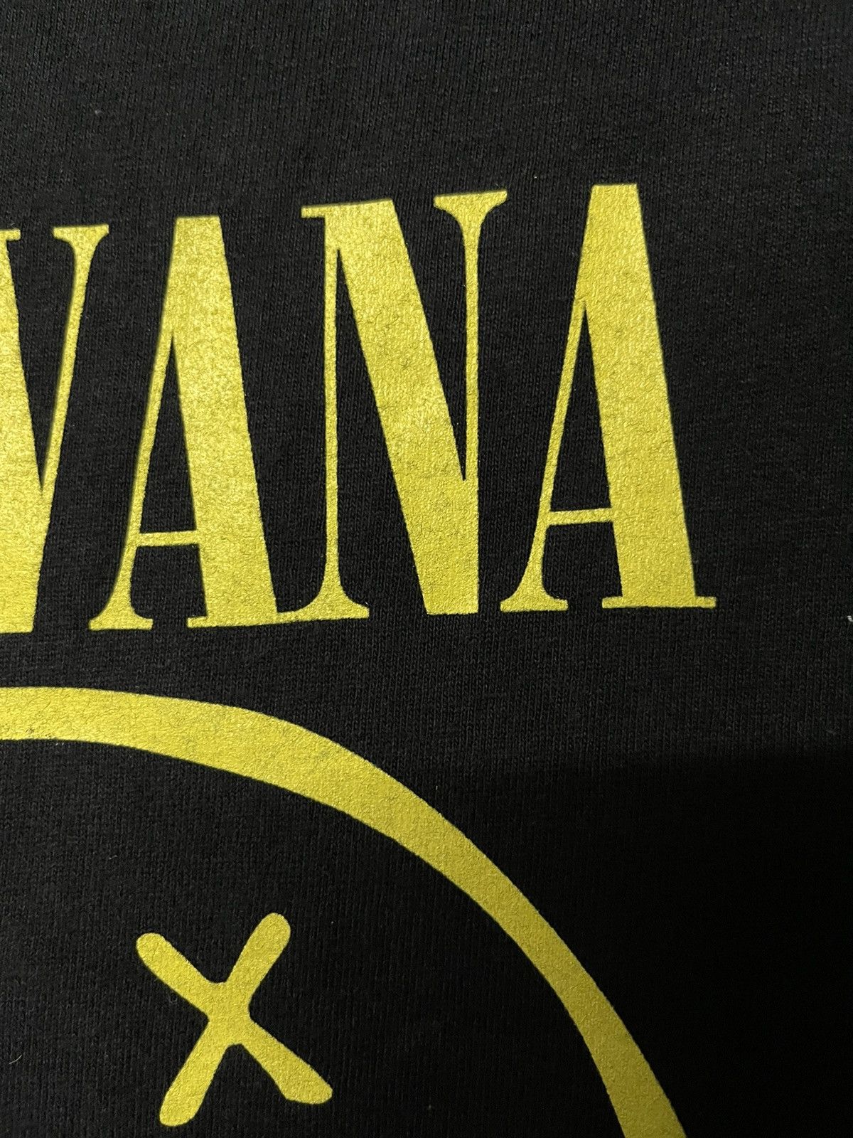 Band Tees × Nirvana × Vintage Vintage Nirvana Smile Promo Tees Size US L / EU 52-54 / 3 - 6 Thumbnail