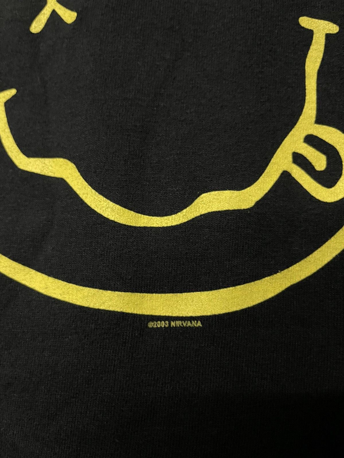 Band Tees × Nirvana × Vintage Vintage Nirvana Smile Promo Tees Size US L / EU 52-54 / 3 - 5 Thumbnail