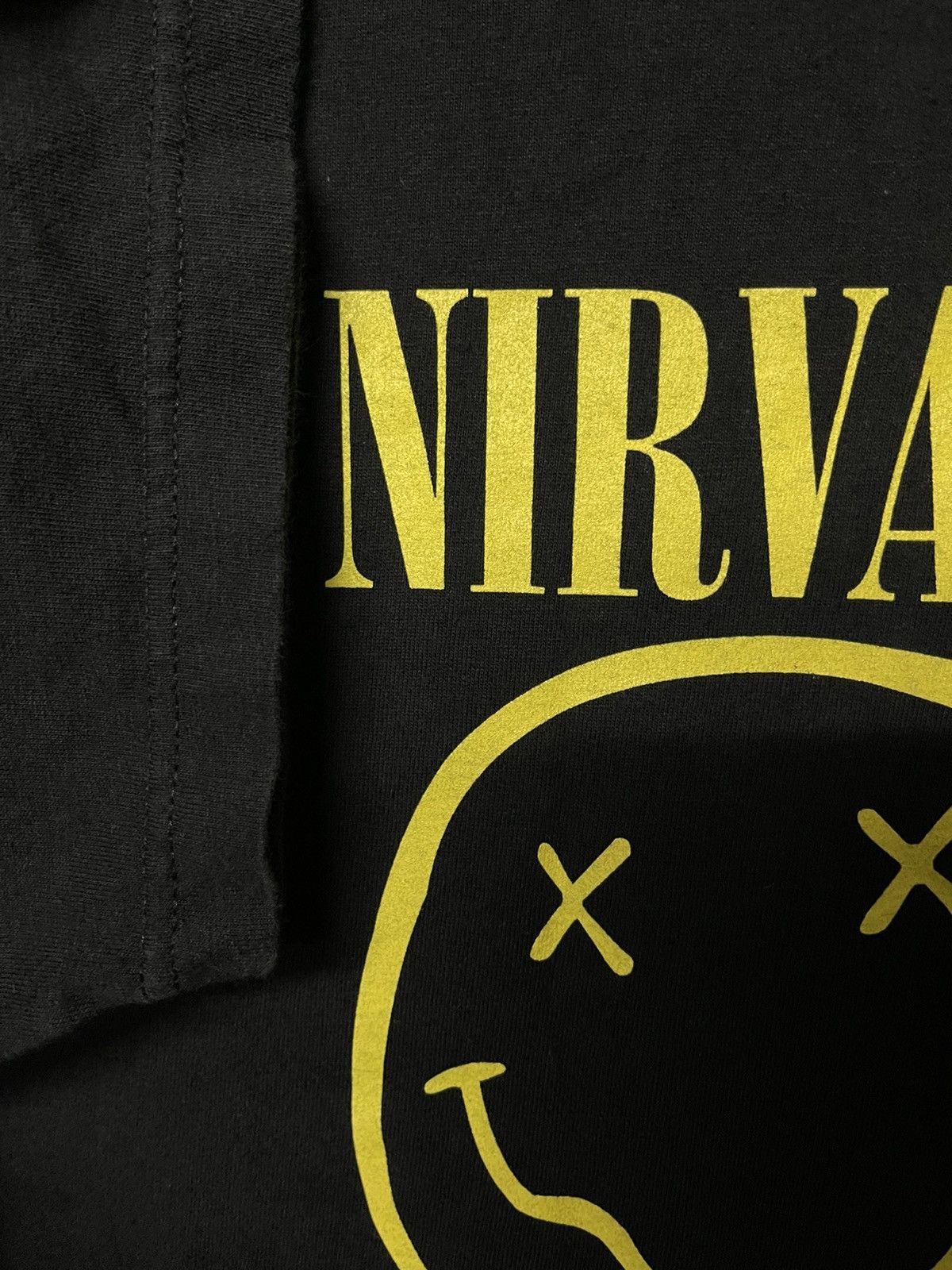 Band Tees × Nirvana × Vintage Vintage Nirvana Smile Promo Tees Size US L / EU 52-54 / 3 - 8 Thumbnail