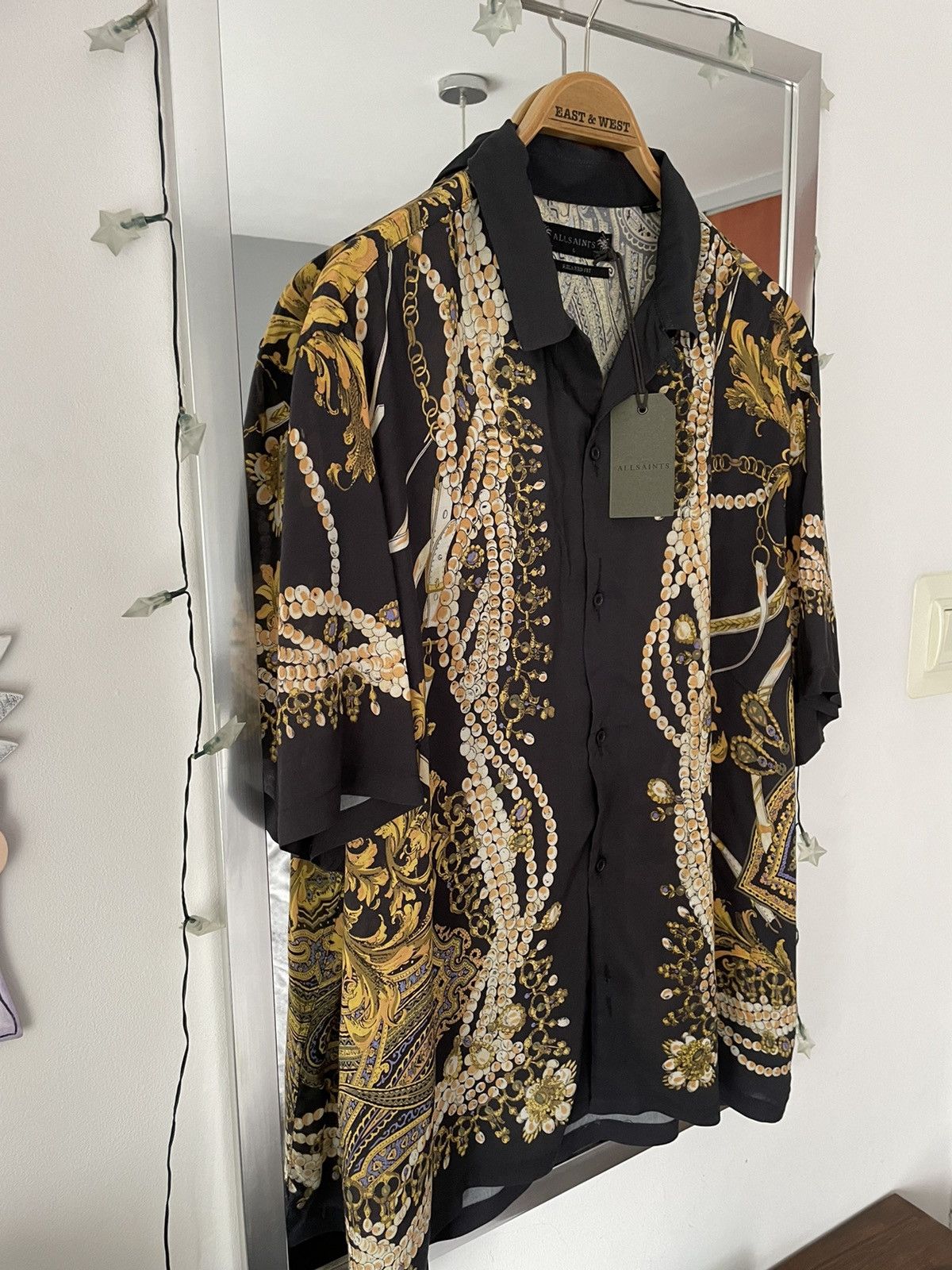 Allsaints Allsaints Chains Short Sleeve Shirt Size US L / EU 52-54 / 3 - 3 Thumbnail