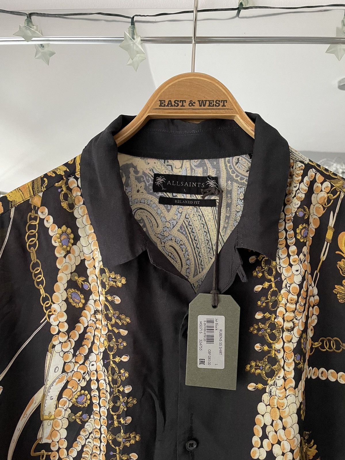 Allsaints Allsaints Chains Short Sleeve Shirt Size US L / EU 52-54 / 3 - 2 Thumbnail