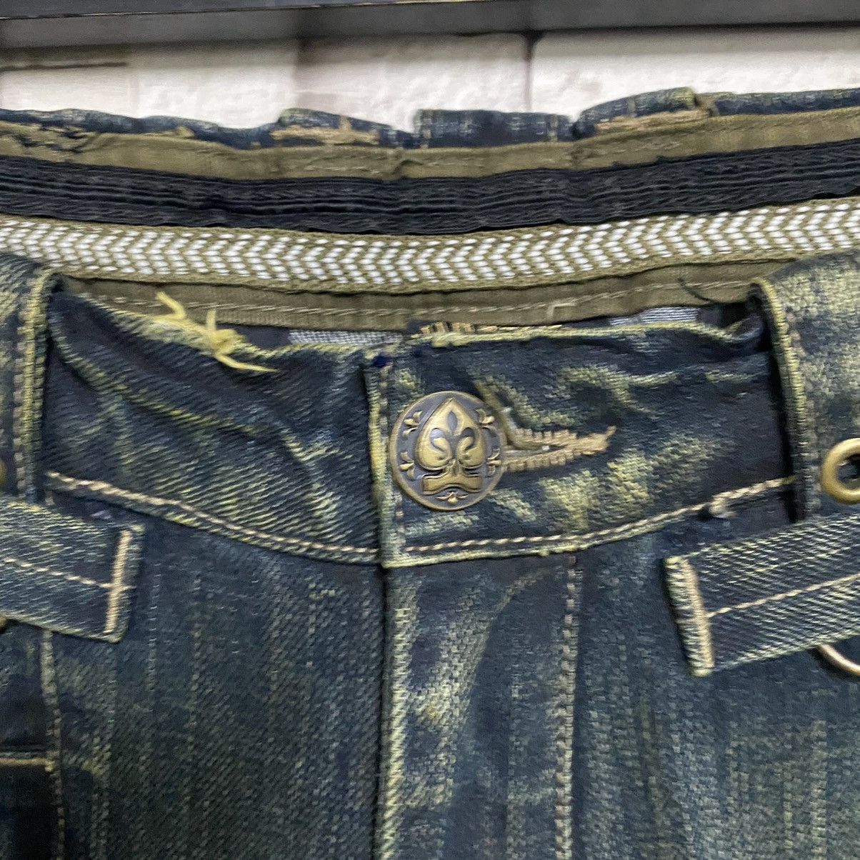 Nine Lives Japanese Brand NINELIVES Denim Cargo Pants Size US 31 - 11 Thumbnail
