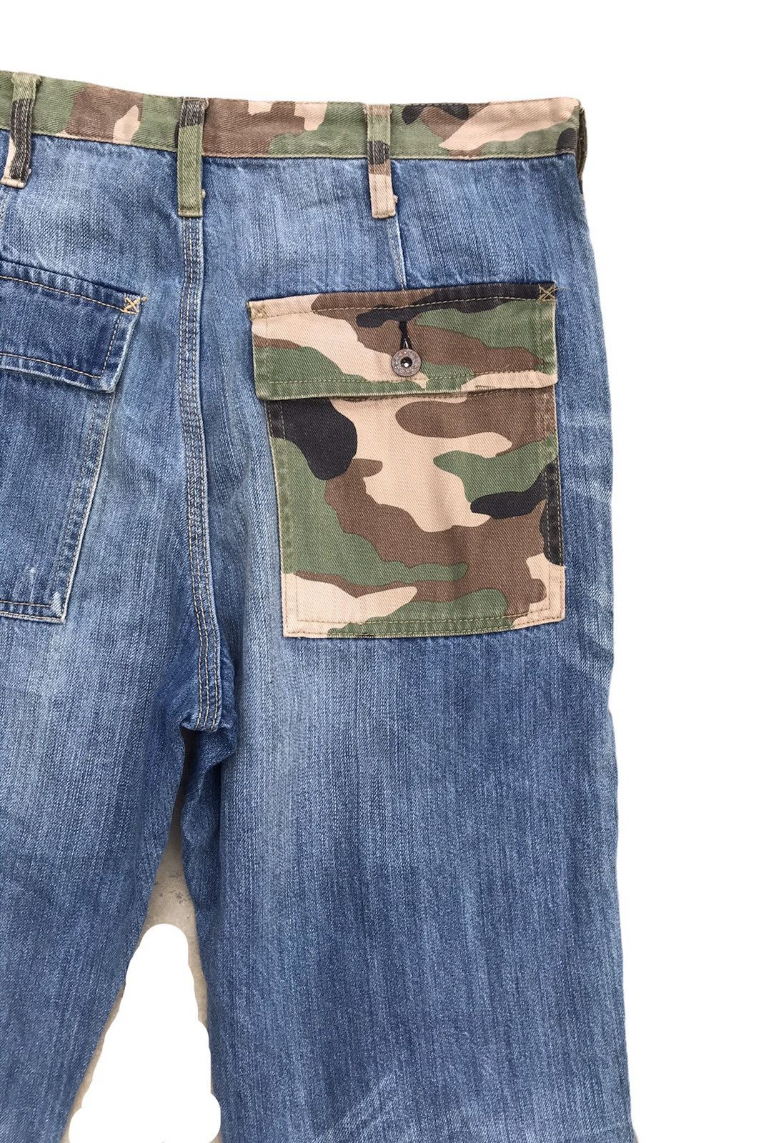 Japanese Brand Japan 🇯🇵 Patches Camo Bush Pants Hysteric Inspired Size US 33 - 9 Thumbnail