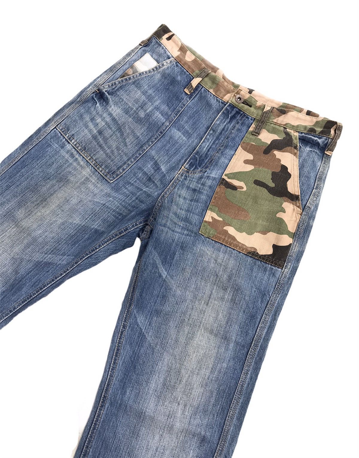 Japanese Brand Japan 🇯🇵 Patches Camo Bush Pants Hysteric Inspired Size US 33 - 3 Thumbnail
