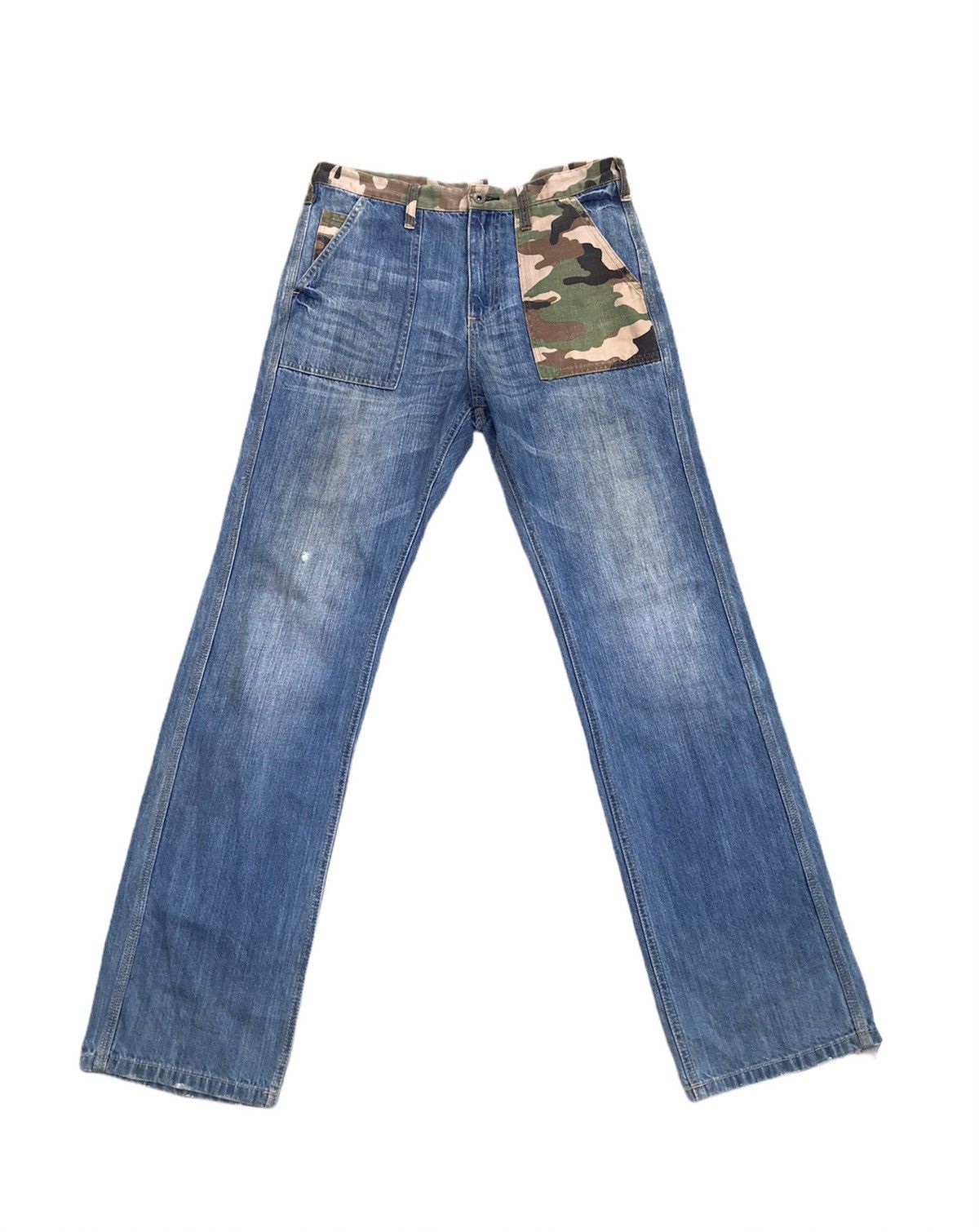Japanese Brand Japan 🇯🇵 Patches Camo Bush Pants Hysteric Inspired Size US 33 - 4 Thumbnail
