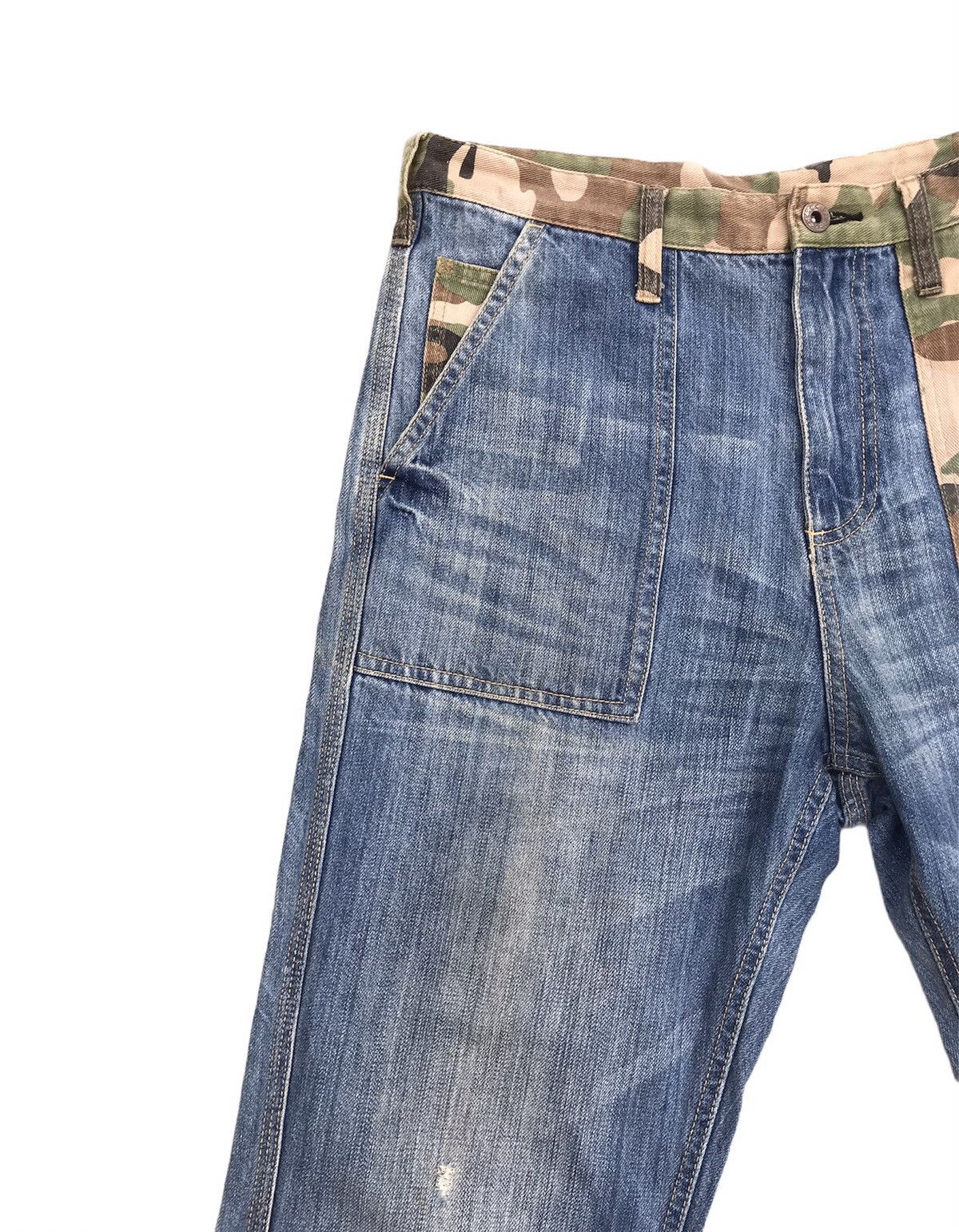 Japanese Brand Japan 🇯🇵 Patches Camo Bush Pants Hysteric Inspired Size US 33 - 6 Thumbnail