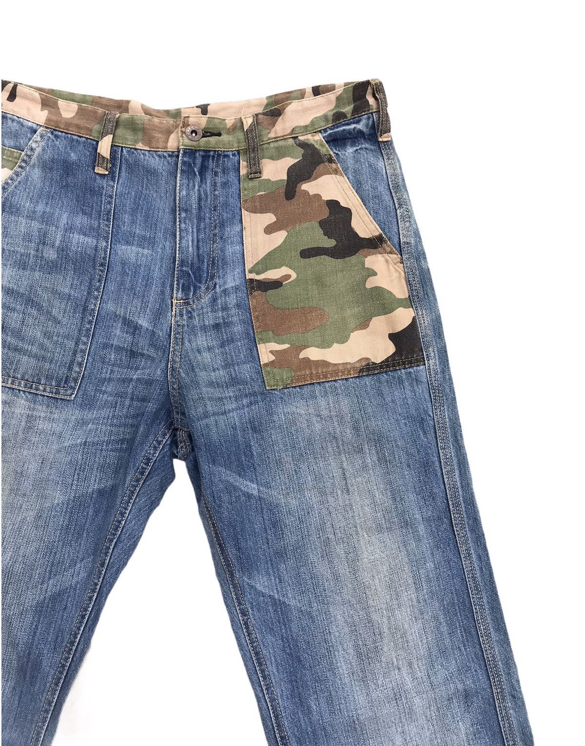 Japanese Brand Japan 🇯🇵 Patches Camo Bush Pants Hysteric Inspired Size US 33 - 1 Thumbnail
