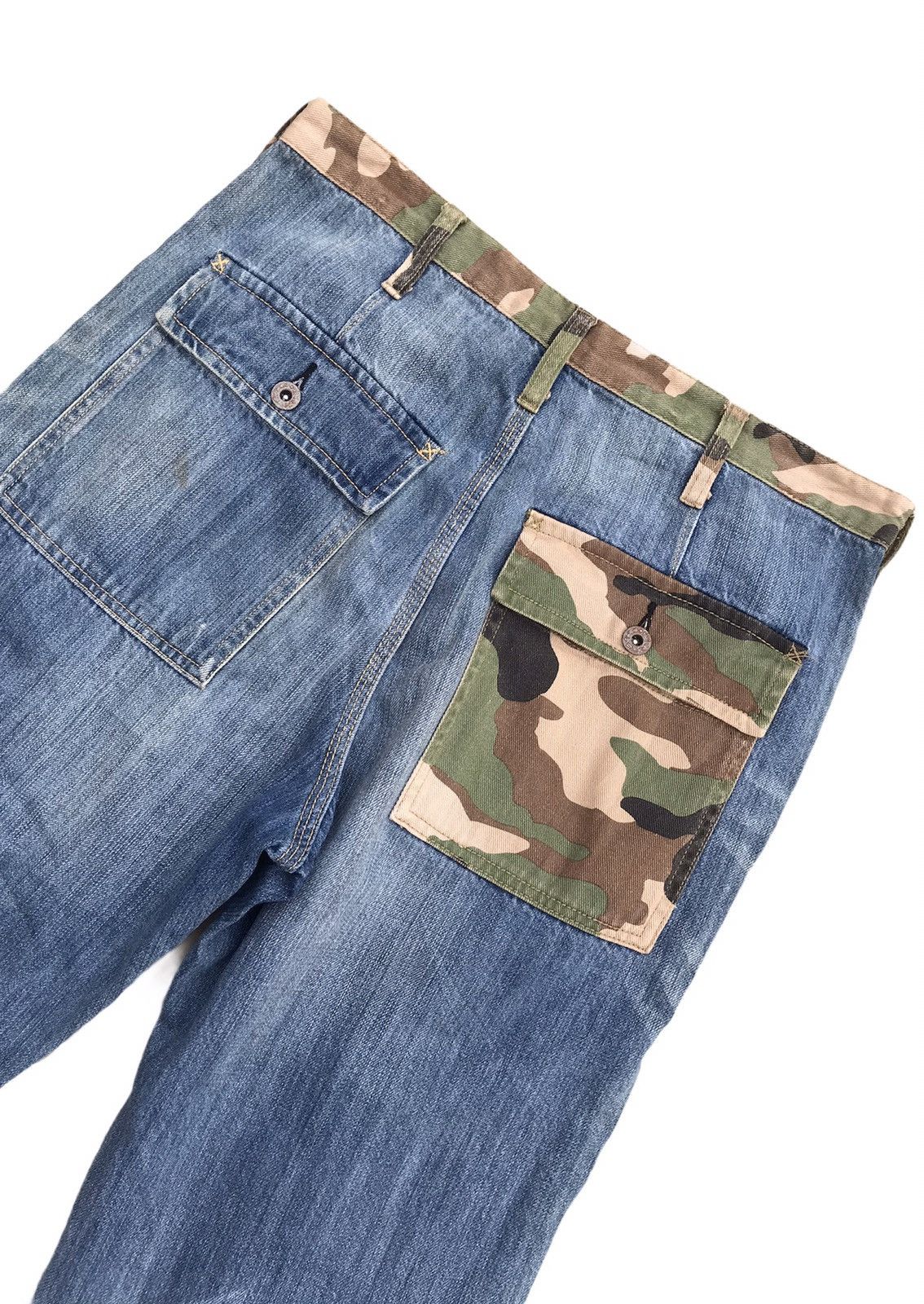 Japanese Brand Japan 🇯🇵 Patches Camo Bush Pants Hysteric Inspired Size US 33 - 8 Thumbnail