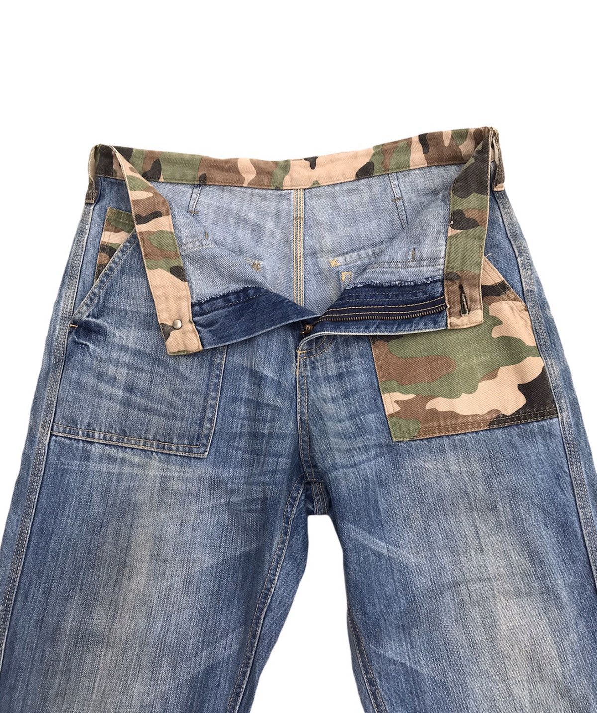 Japanese Brand Japan 🇯🇵 Patches Camo Bush Pants Hysteric Inspired Size US 33 - 7 Thumbnail