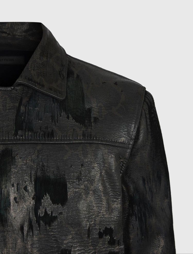 John Varvatos Sheep skin slim fit Moto jacket. 52 Size US L / EU 52-54 / 3 - 6 Thumbnail