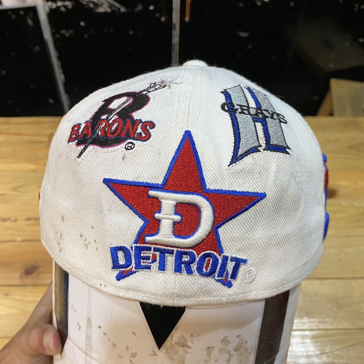 Authentic Negro Leagues VINTAGE RARE‼️Negro American League All Patches Embroided Size ONE SIZE - 7 Thumbnail