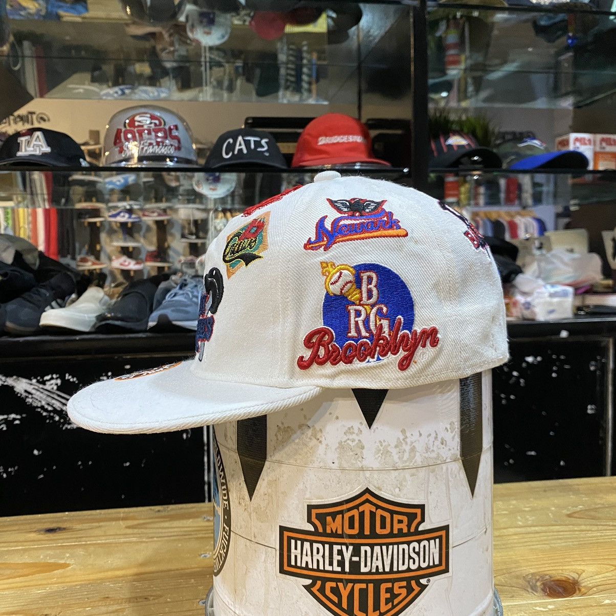Authentic Negro Leagues VINTAGE RARE‼️Negro American League All Patches Embroided Size ONE SIZE - 2 Thumbnail