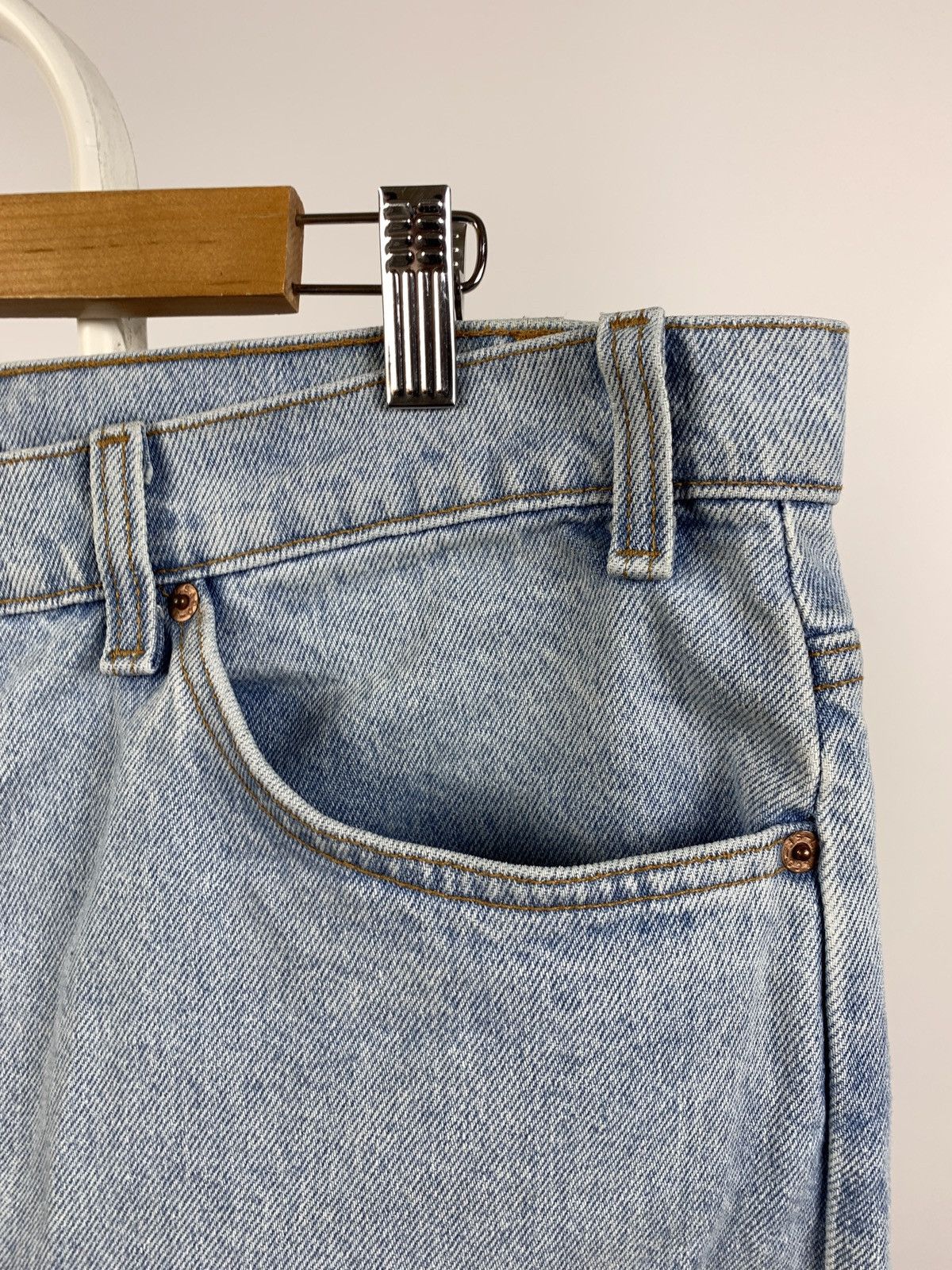 Levi's Vintage Clothing Vintage Levi’s 550 Orange Tab Washed Blue Made In USA Denim Size US 40 / EU 56 - 14 Thumbnail