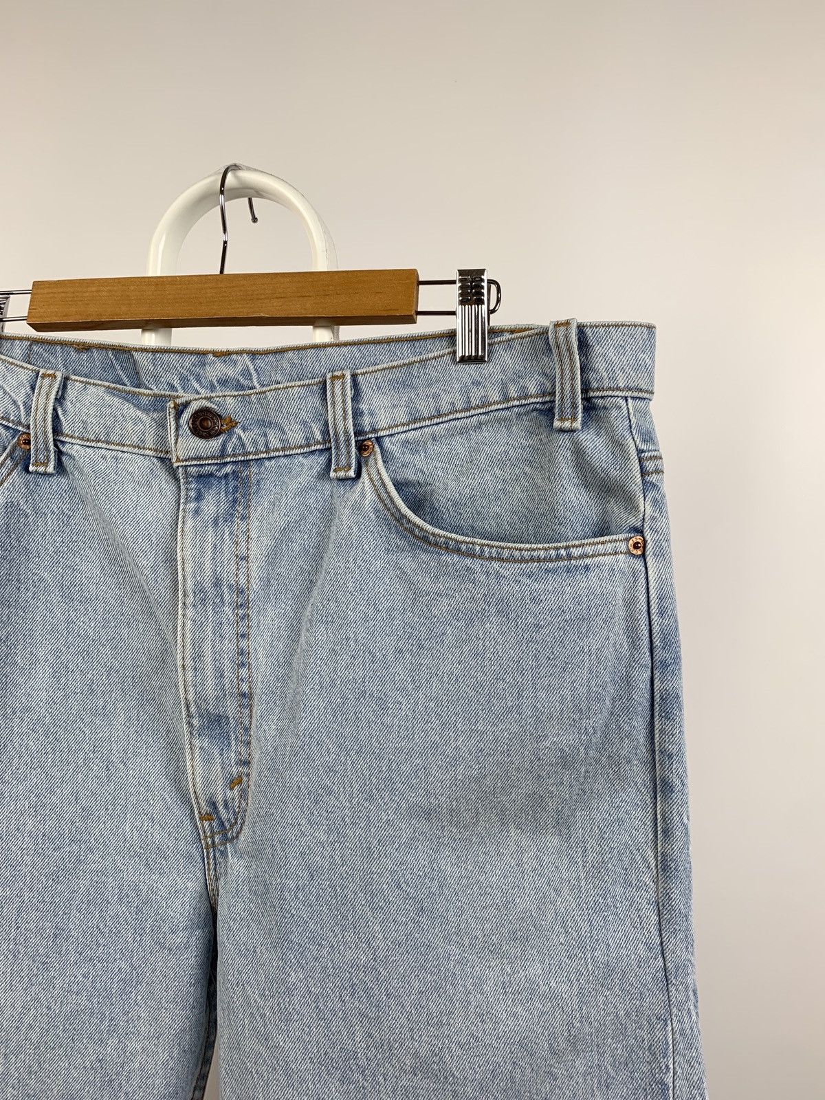 Levi's Vintage Clothing Vintage Levi’s 550 Orange Tab Washed Blue Made In USA Denim Size US 40 / EU 56 - 9 Thumbnail