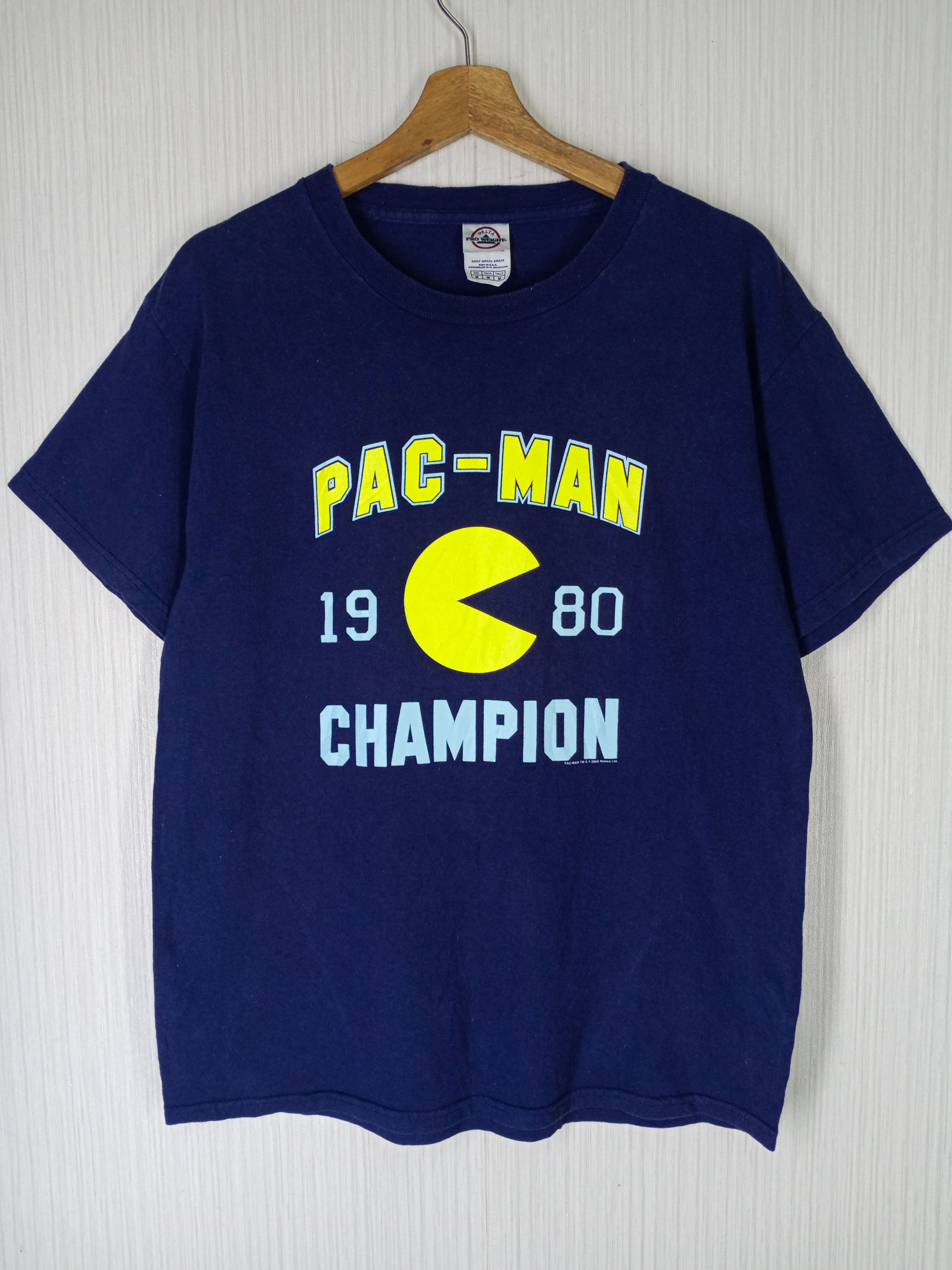 Nintendo Vintage Pac Man 1980 Champion Tshirt Size US M / EU 48-50 / 2 - 1 Thumbnail