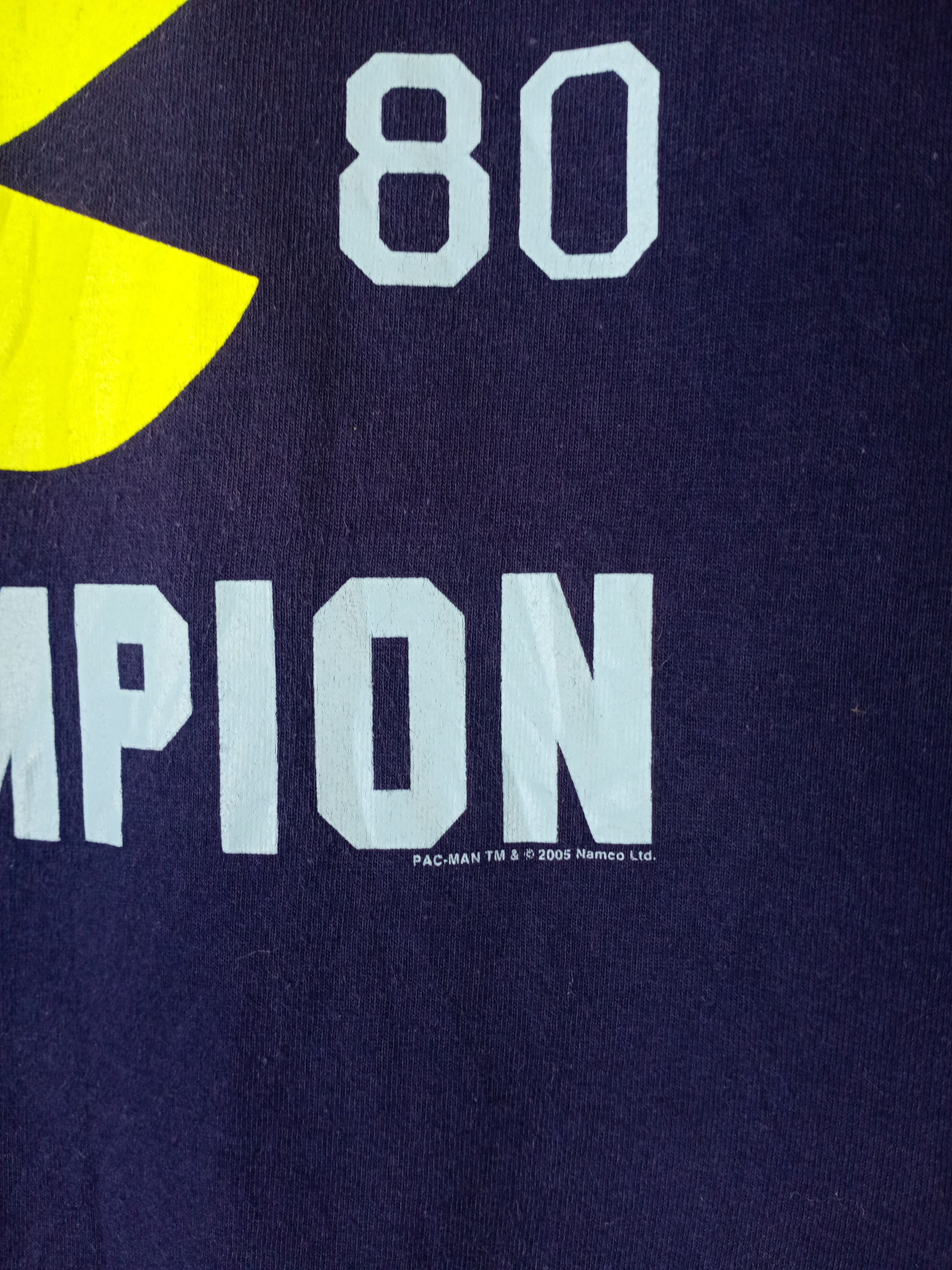 Nintendo Vintage Pac Man 1980 Champion Tshirt Size US M / EU 48-50 / 2 - 2 Thumbnail