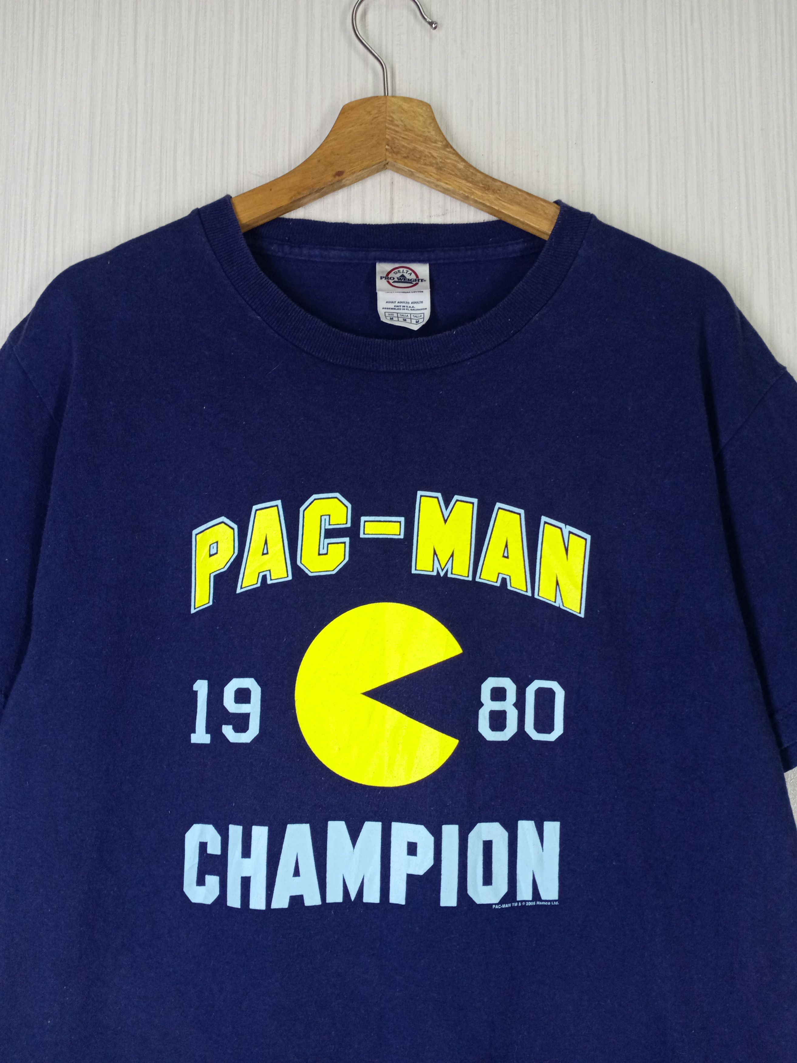 Nintendo Vintage Pac Man 1980 Champion Tshirt Size US M / EU 48-50 / 2 - 5 Thumbnail