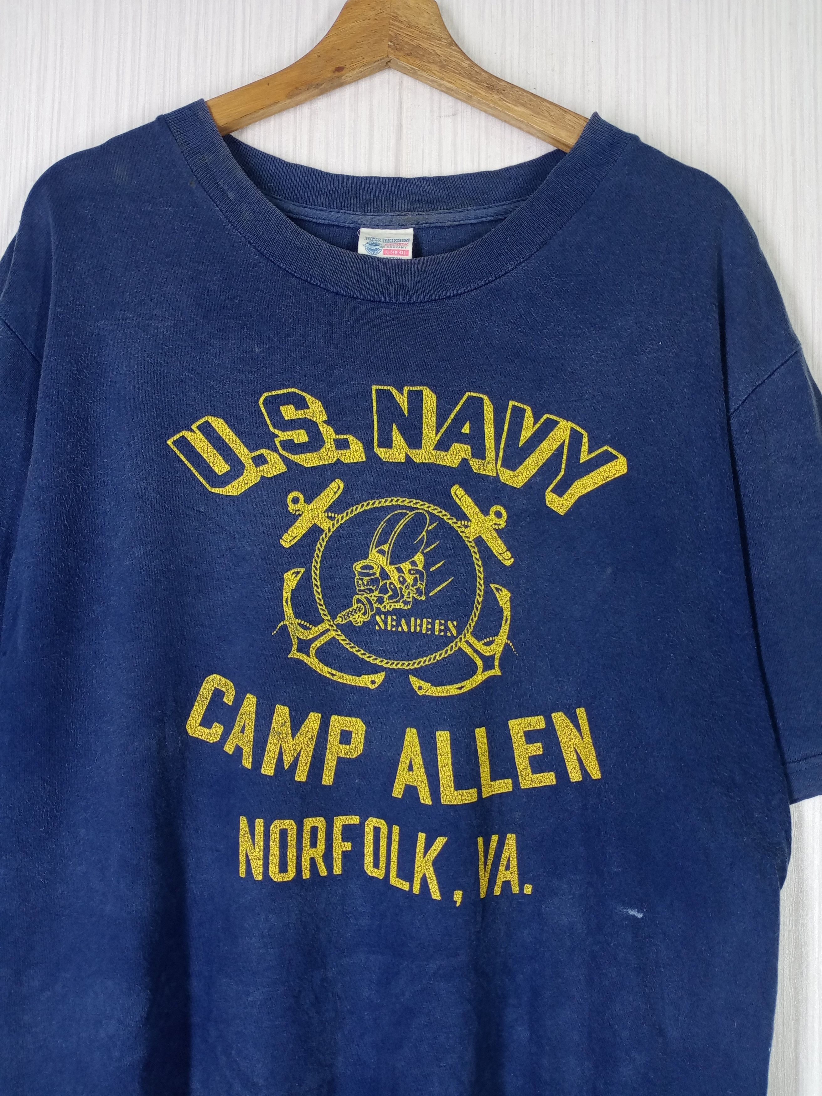 Buzz Rickson's × Vintage Very Vintage Buzz Rickson's US Navy Tshirt Size US L / EU 52-54 / 3 - 2 Thumbnail