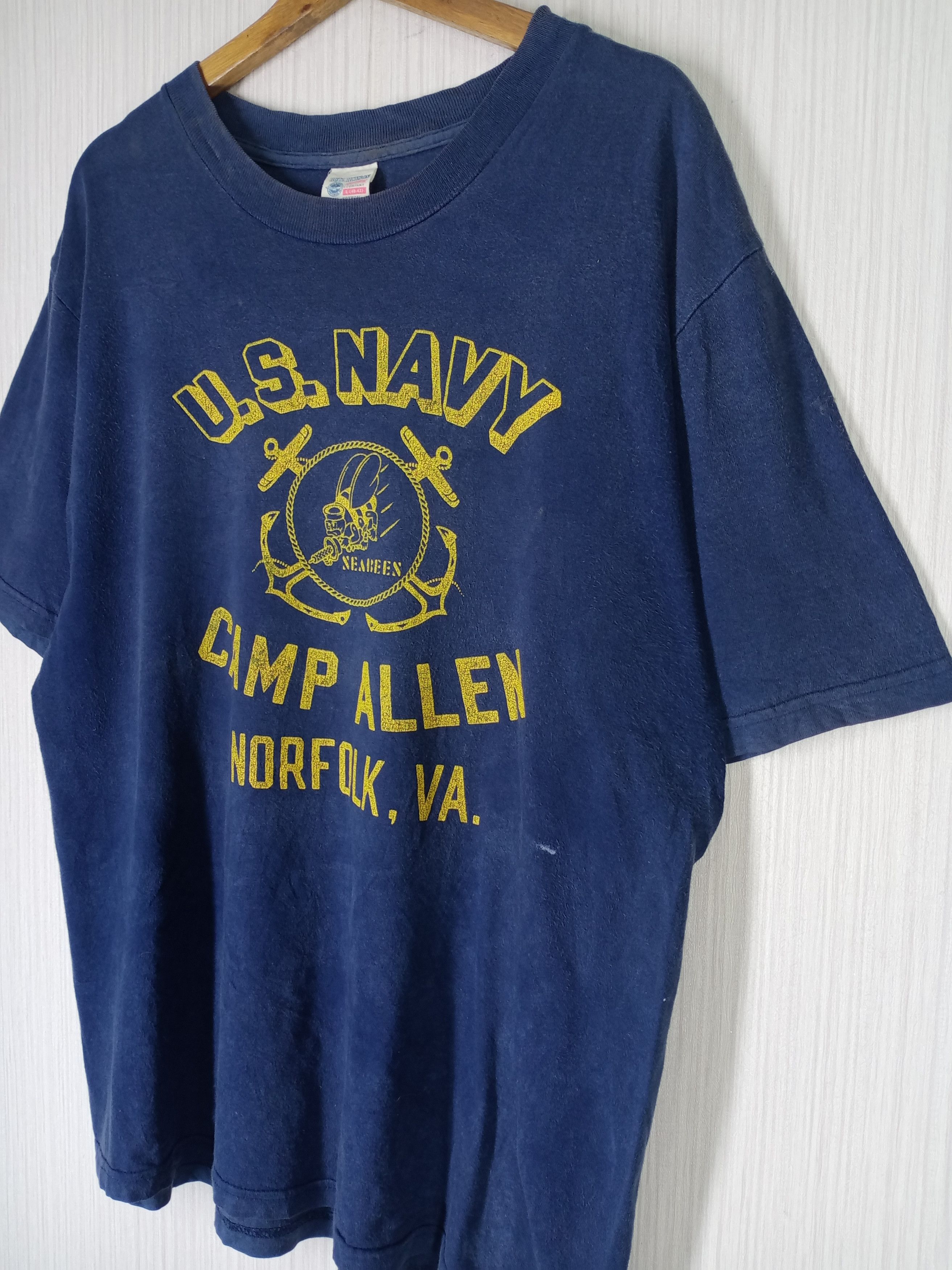 Buzz Rickson's × Vintage Very Vintage Buzz Rickson's US Navy Tshirt Size US L / EU 52-54 / 3 - 5 Thumbnail