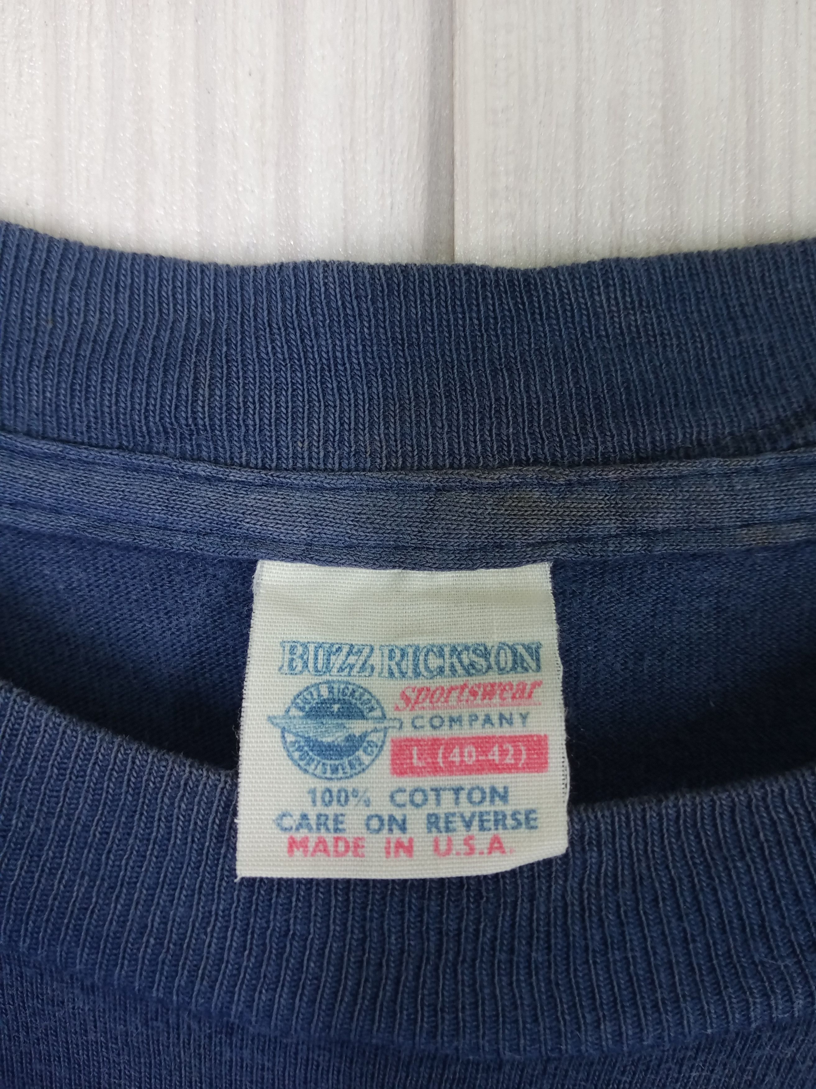 Buzz Rickson's × Vintage Very Vintage Buzz Rickson's US Navy Tshirt Size US L / EU 52-54 / 3 - 4 Thumbnail