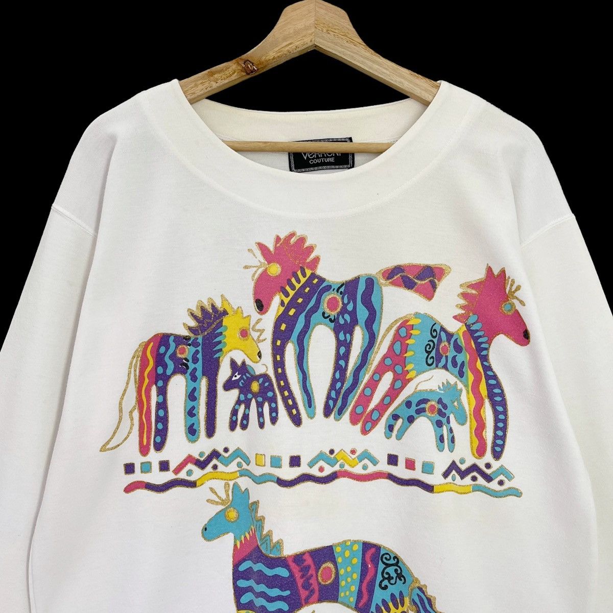 Vintage 90’s Art Design Verreni Couture Longsleeve Sweater Size M Size US M / EU 48-50 / 2 - 4 Thumbnail
