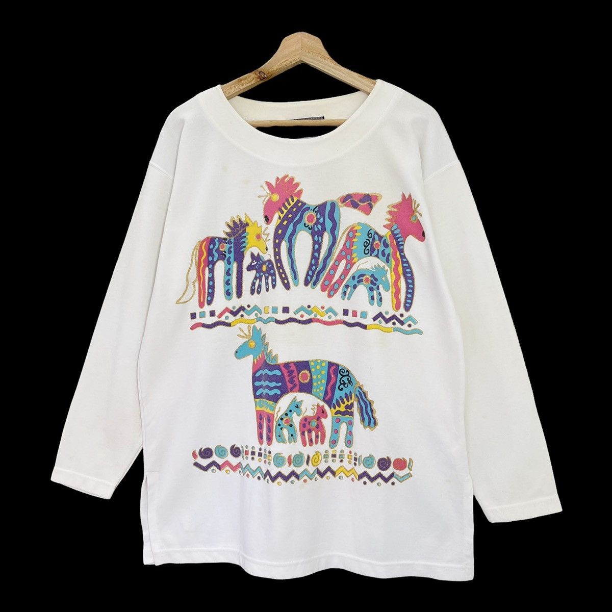 Vintage 90’s Art Design Verreni Couture Longsleeve Sweater Size M Size US M / EU 48-50 / 2 - 3 Thumbnail
