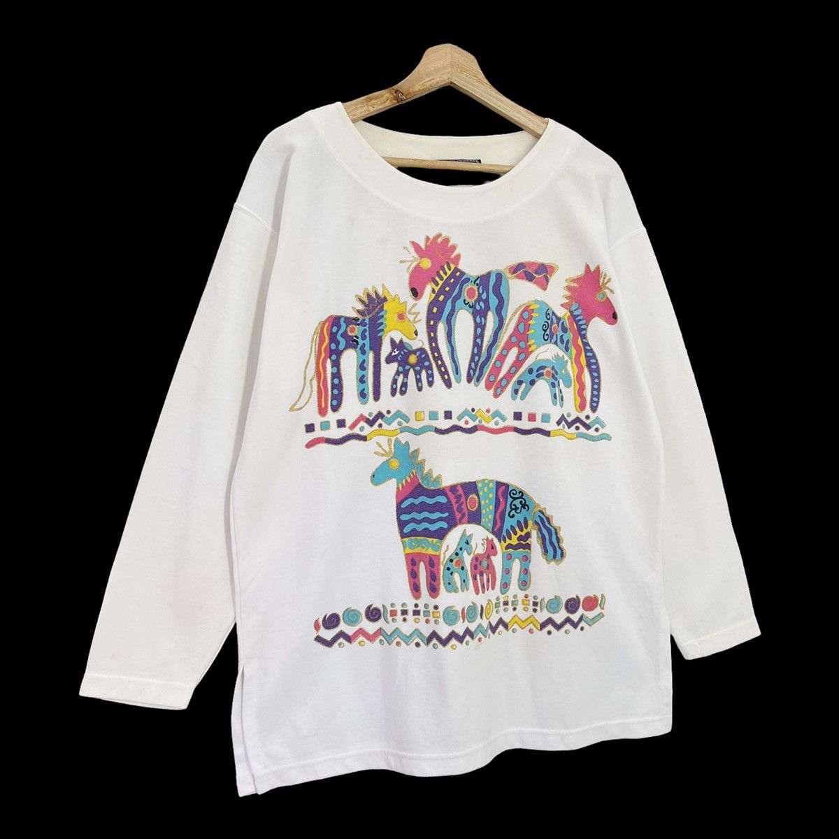Vintage 90’s Art Design Verreni Couture Longsleeve Sweater Size M Size US M / EU 48-50 / 2 - 2 Thumbnail