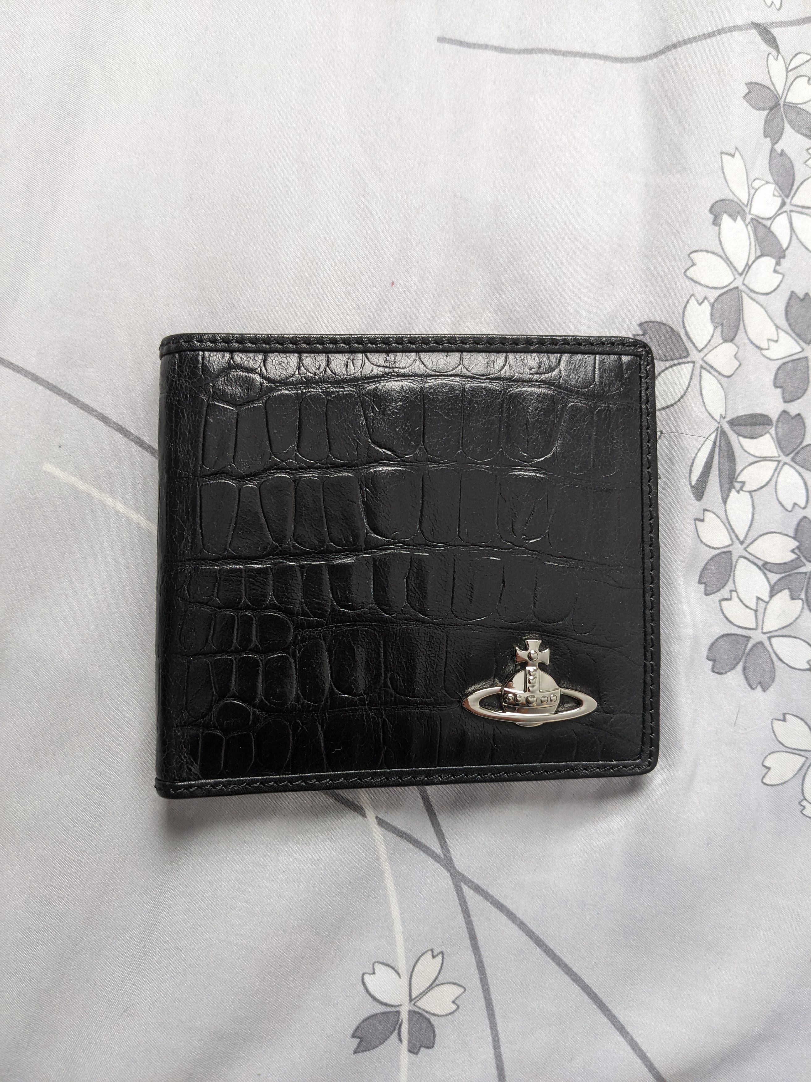 Vivienne Westwood Croc Orb Bifold Wallet