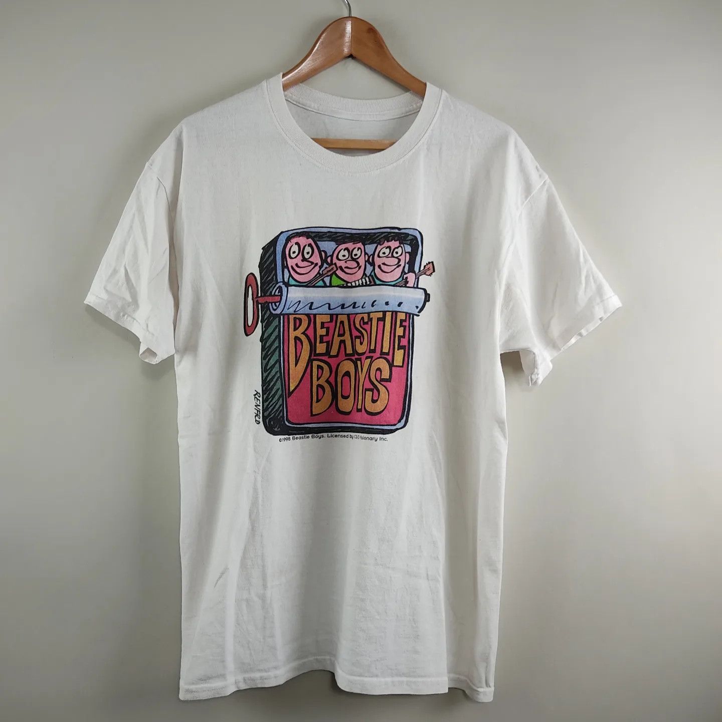 Vintage 90s Beastie Boys Hello high quality Nasty Album artwork T-shirt size XL