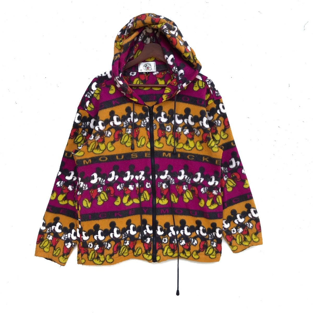 Cartoon Network Vintage Mickey Mouse Full Print Fleece Hoodie Sweatshirt Size US S / EU 44-46 / 1 - 1 Thumbnail