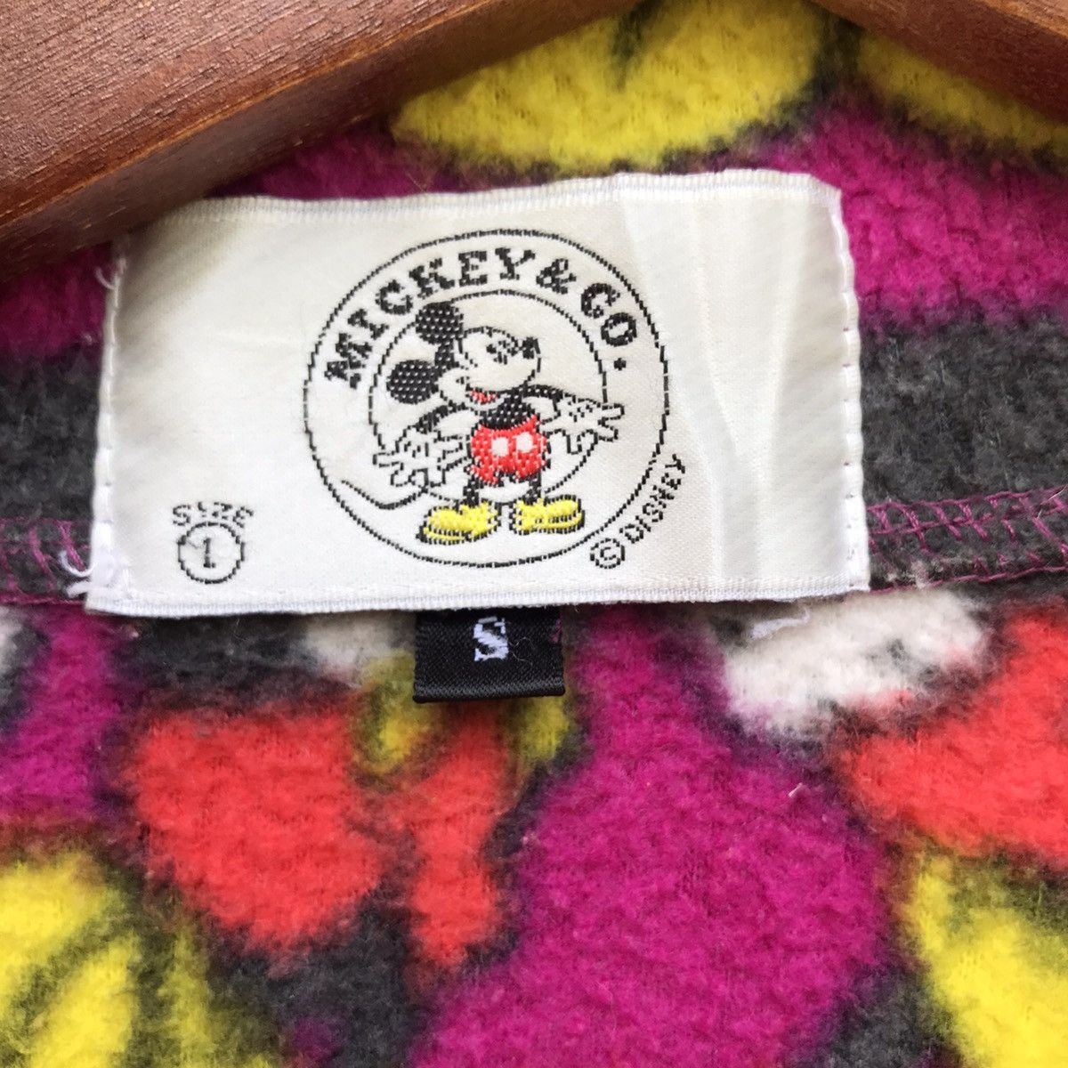 Cartoon Network Vintage Mickey Mouse Full Print Fleece Hoodie Sweatshirt Size US S / EU 44-46 / 1 - 7 Thumbnail