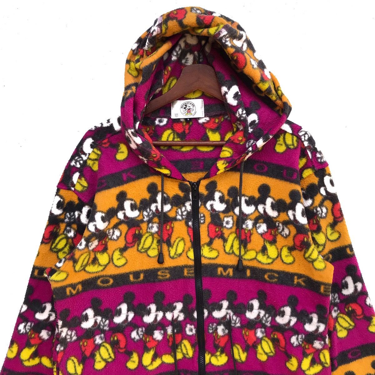 Cartoon Network Vintage Mickey Mouse Full Print Fleece Hoodie Sweatshirt Size US S / EU 44-46 / 1 - 4 Thumbnail